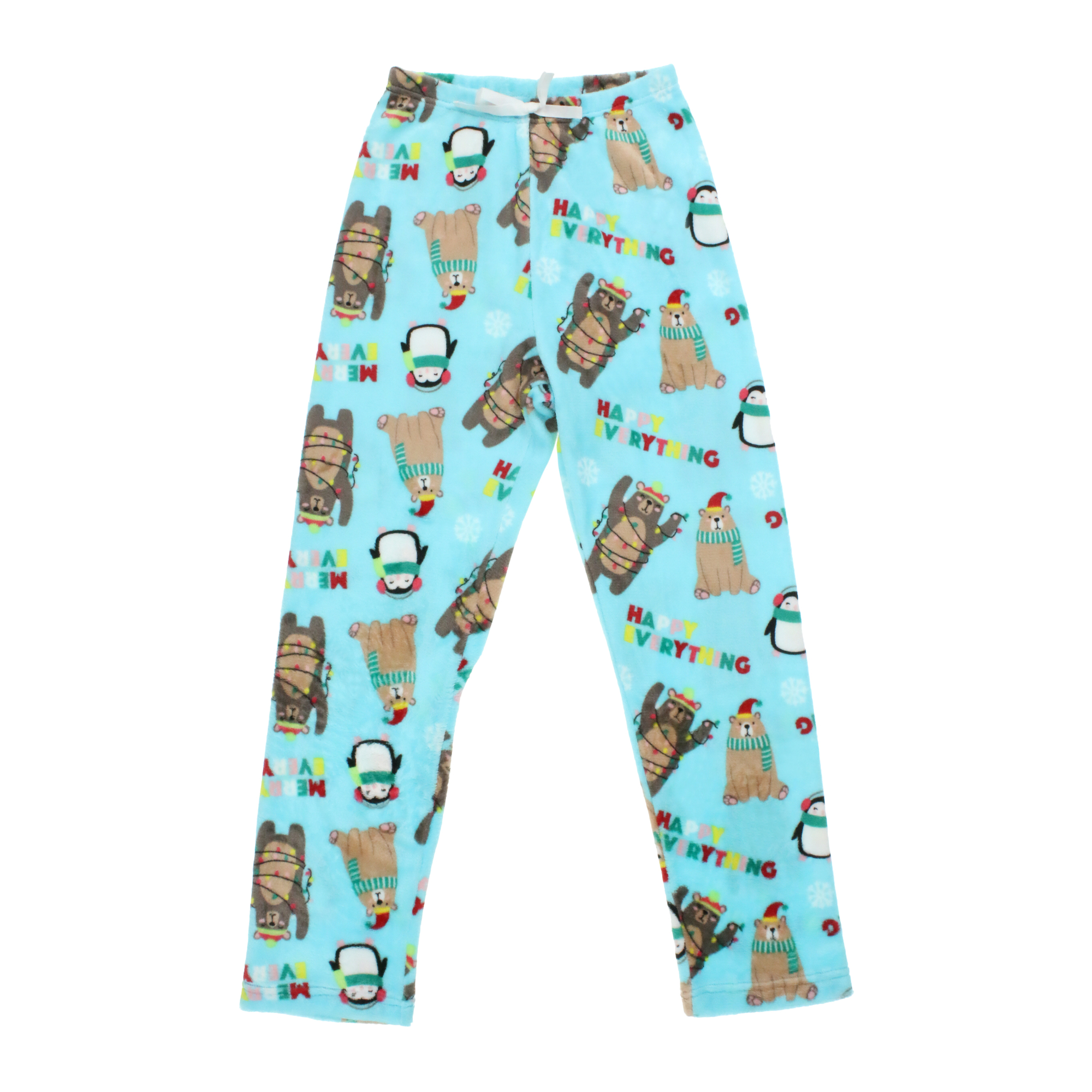 Juniors Holiday Plush Lounge Pants