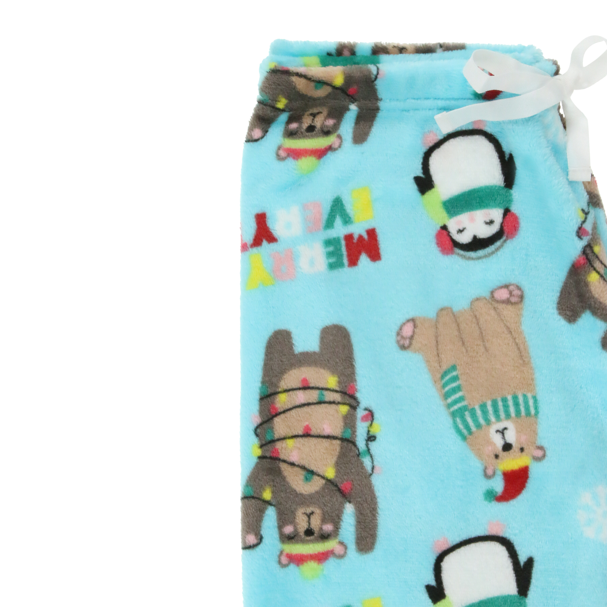 Juniors Holiday Plush Lounge Pants
