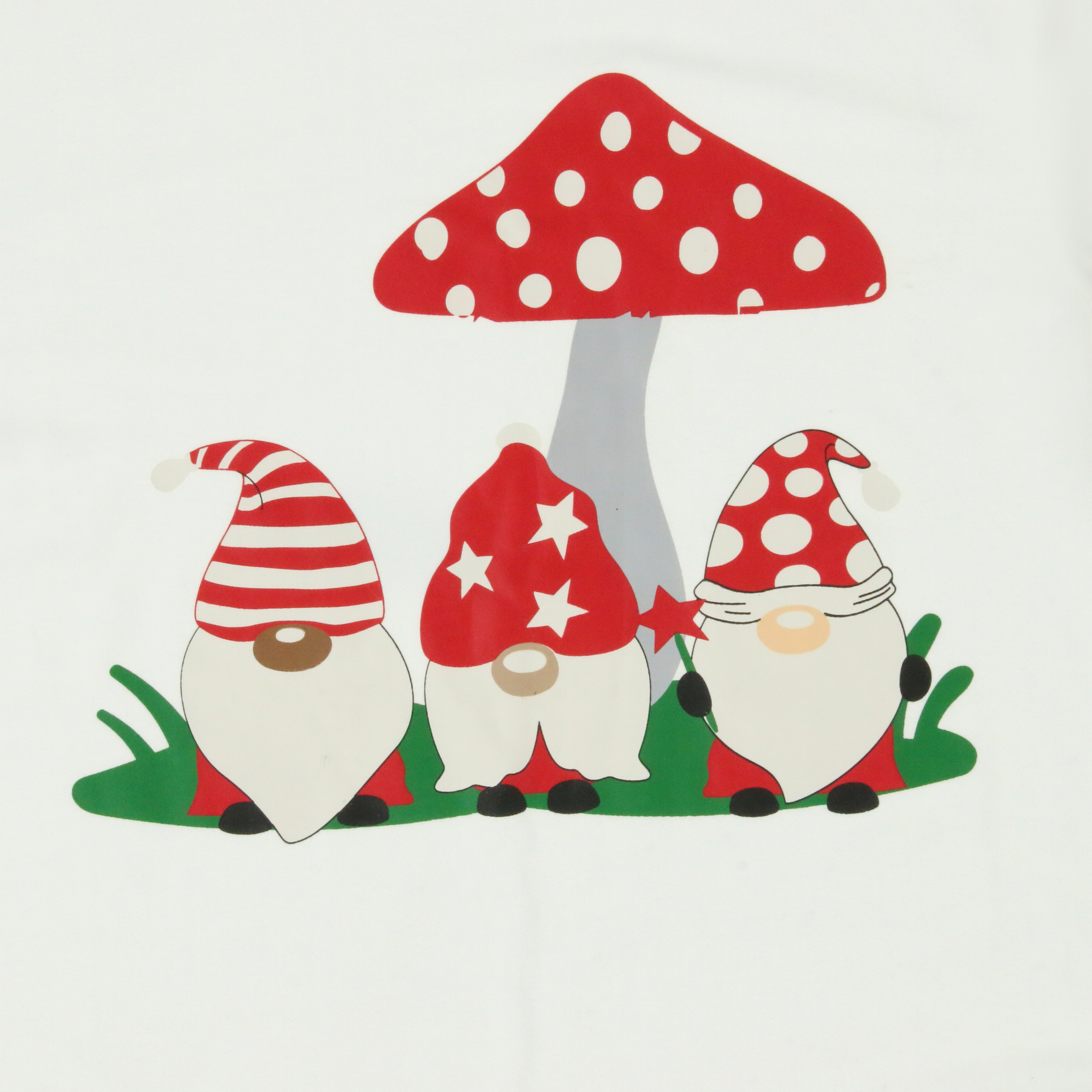 Juniors Holiday Pajama Top - Mushroom Gnomes
