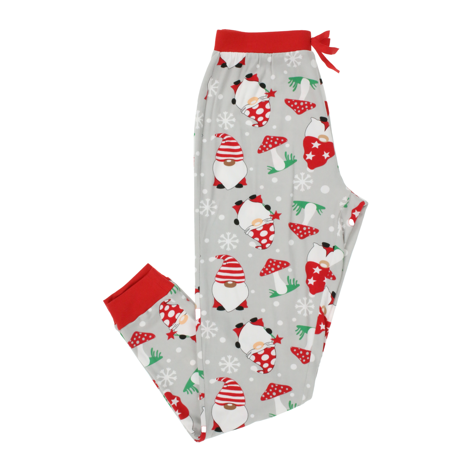Juniors Holiday Pajama Pants - Mushroom Gnomes