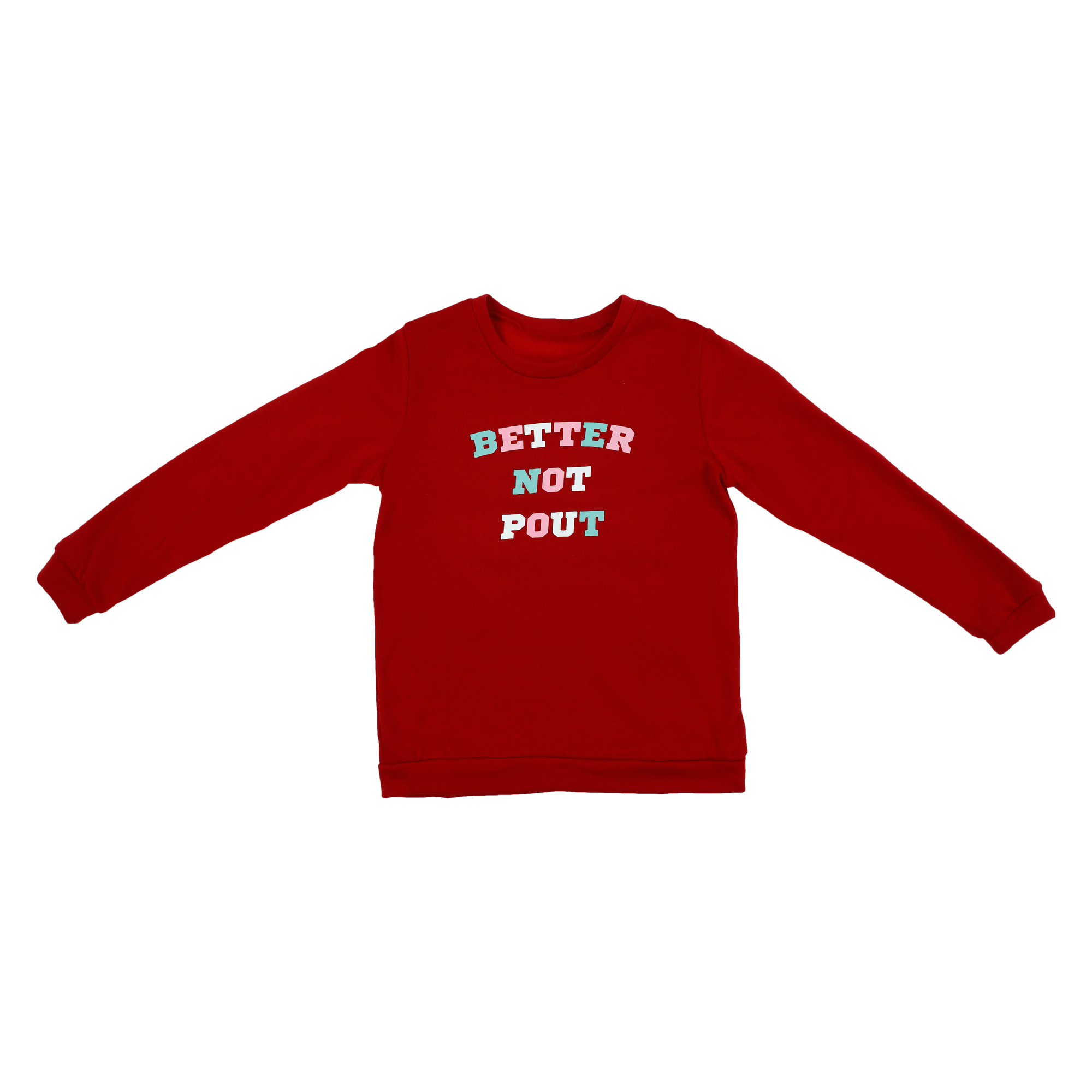 Juniors Holiday Sweatshirt – ‘Better Not Pout’
