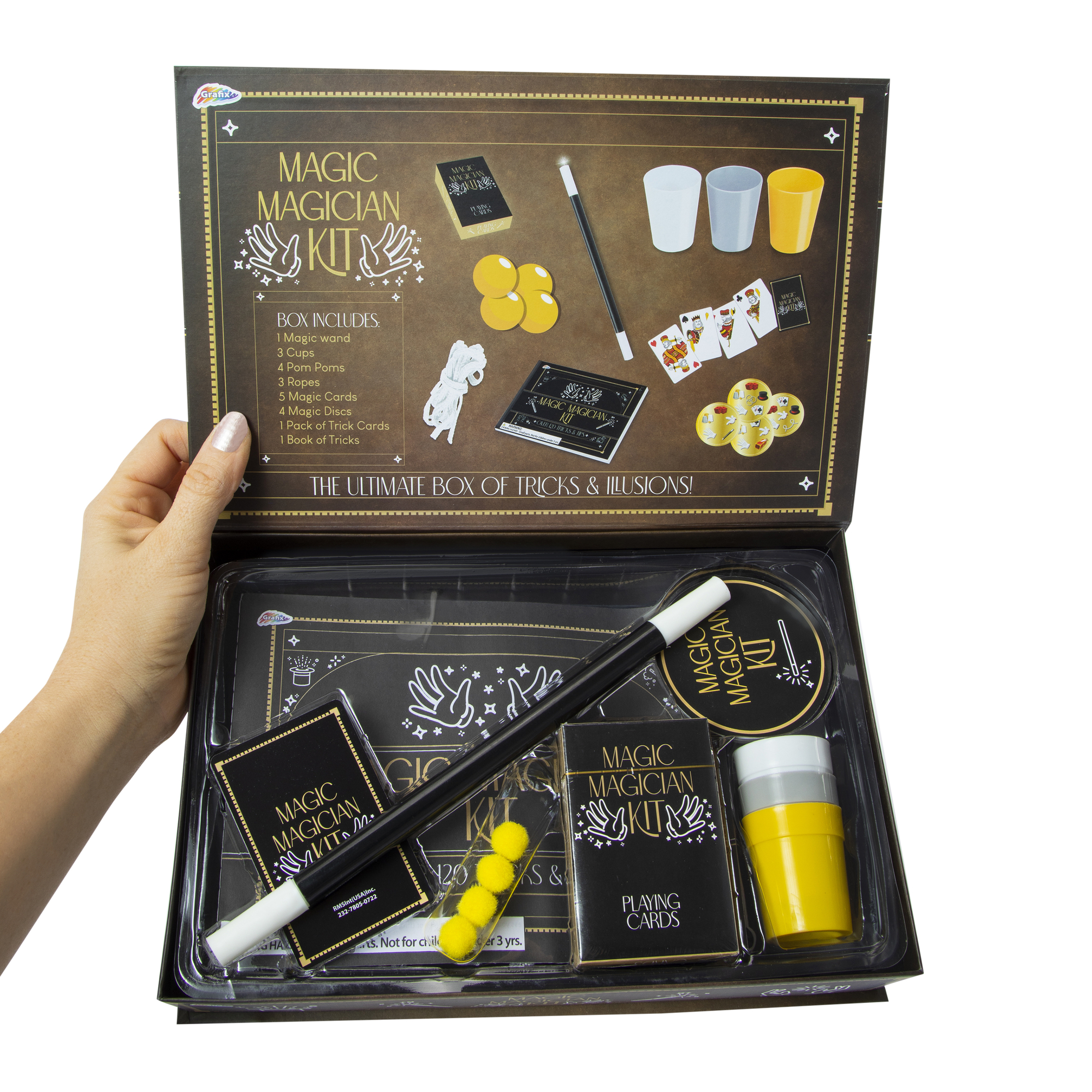 Magic Magician Kit With 120 Tricks & Tips