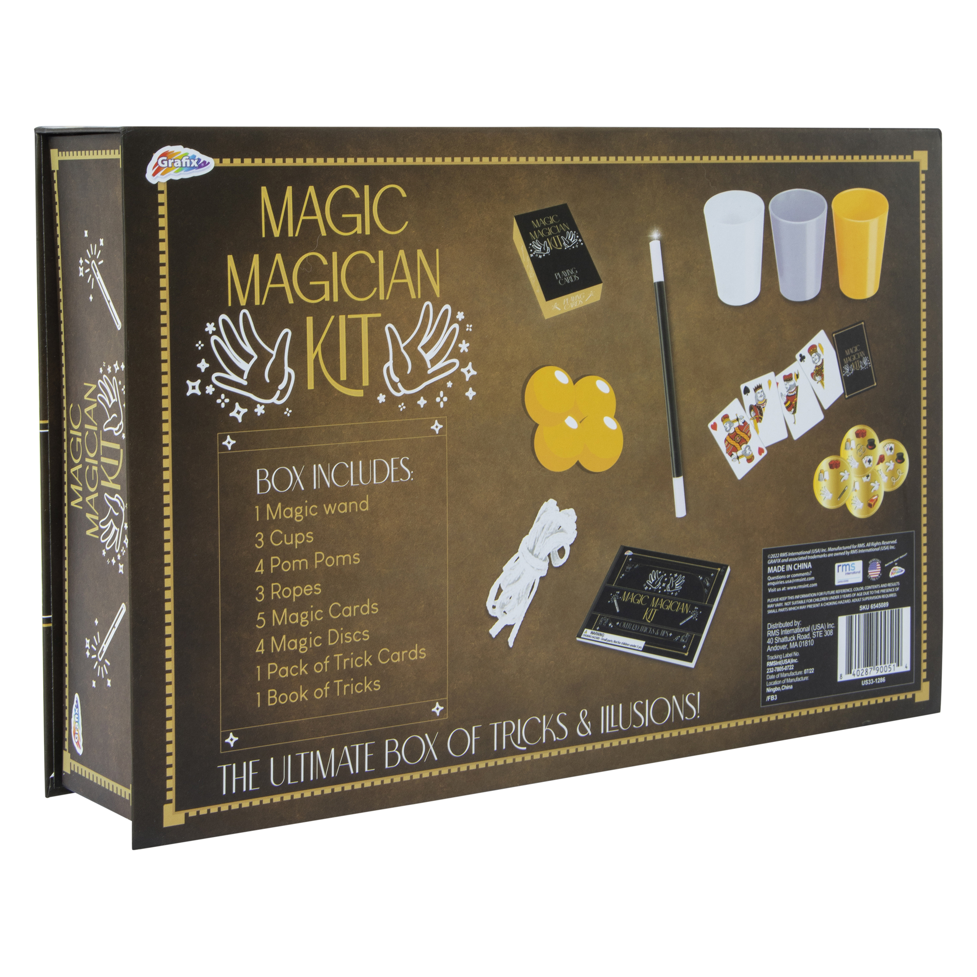 magic magician kit with 120 tricks & tips | Five Below