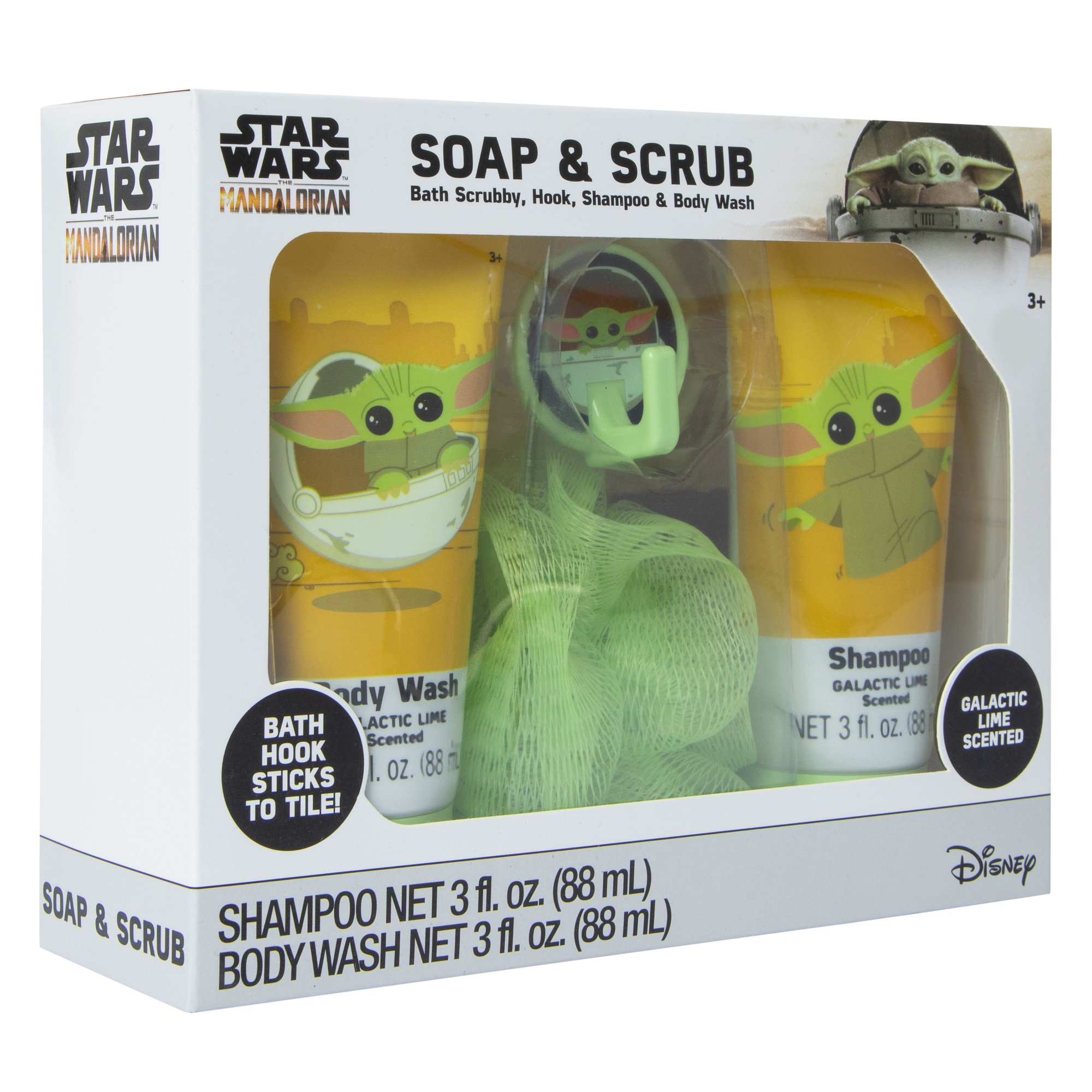 Star Wars Mandalorian Soap & Scrub Bath Set 4-Piece