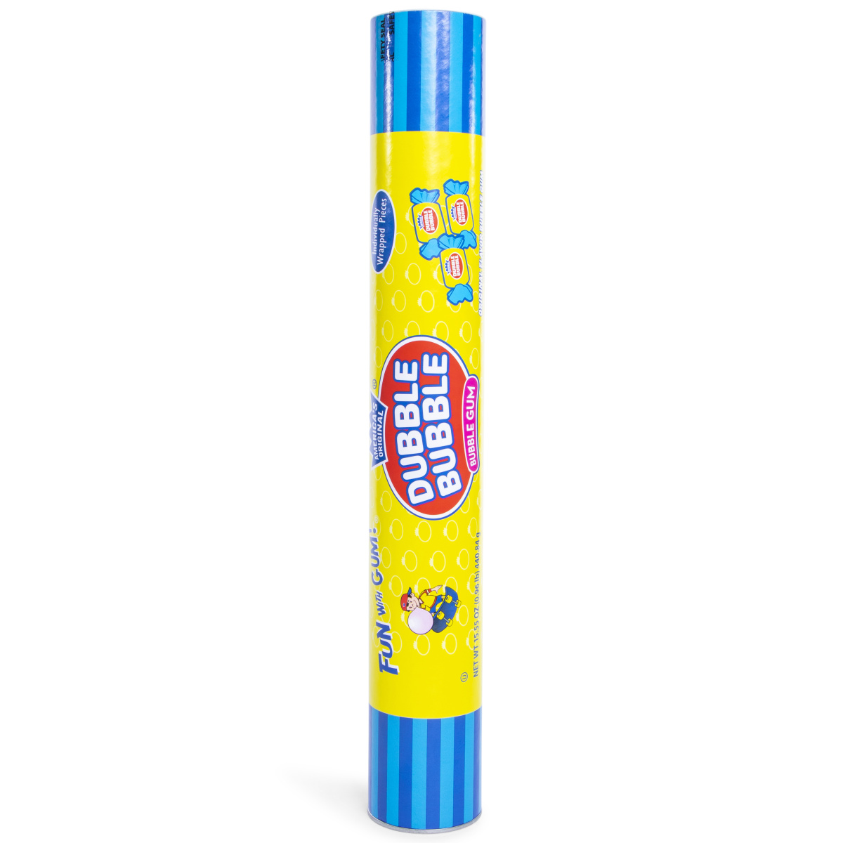 America's Original Dubble Bubble® Bubble Gum Mega Candy Tube 18in