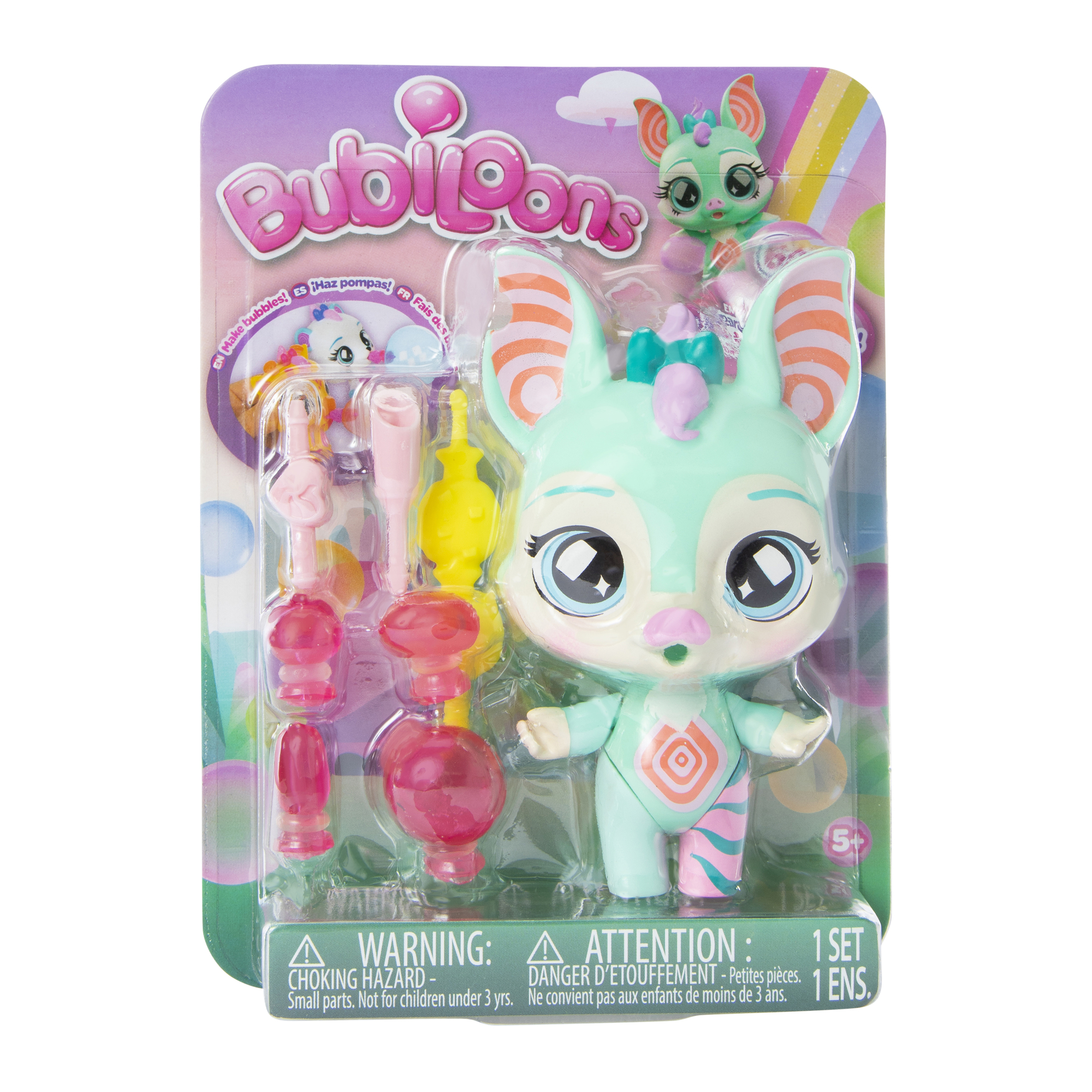 Bubiloons Bubble Blowing Animal Toy Set