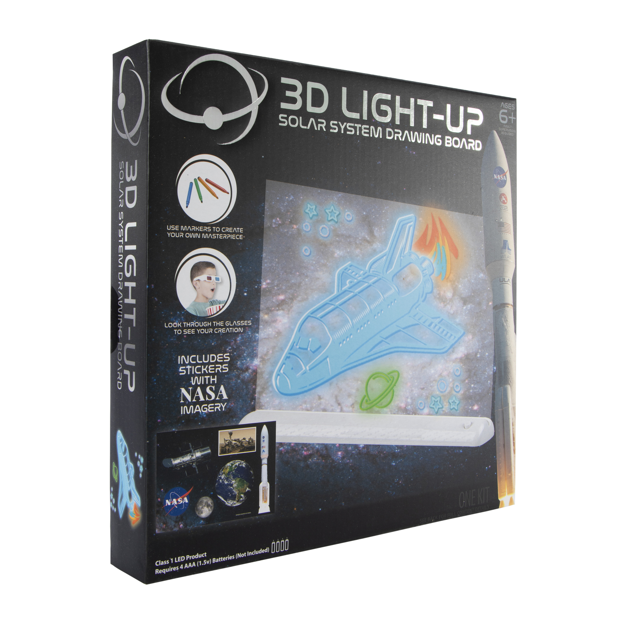 3D Light-Up Solar System Drawing Board