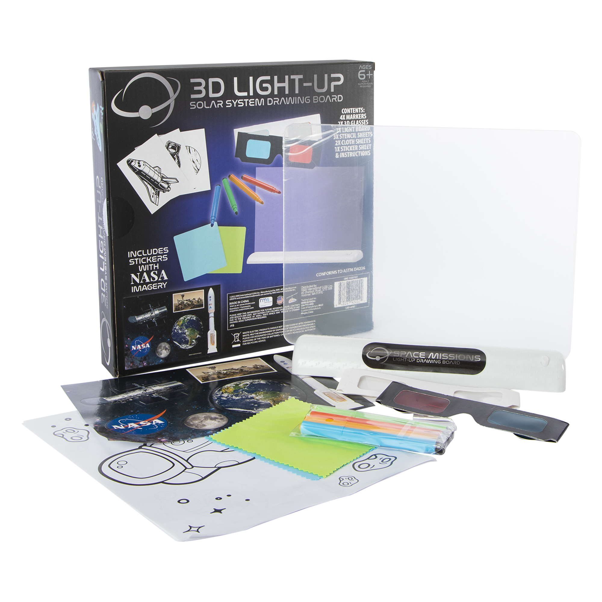 3D Light-Up Solar System Drawing Board