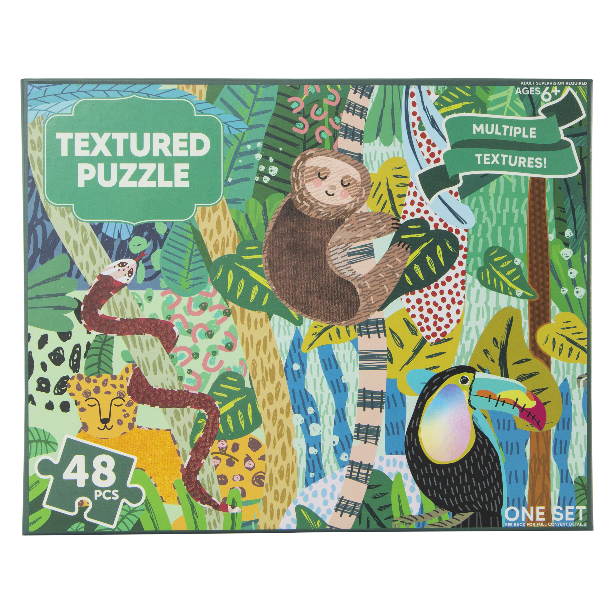 Textured Jigsaw Puzzle 48-Piece