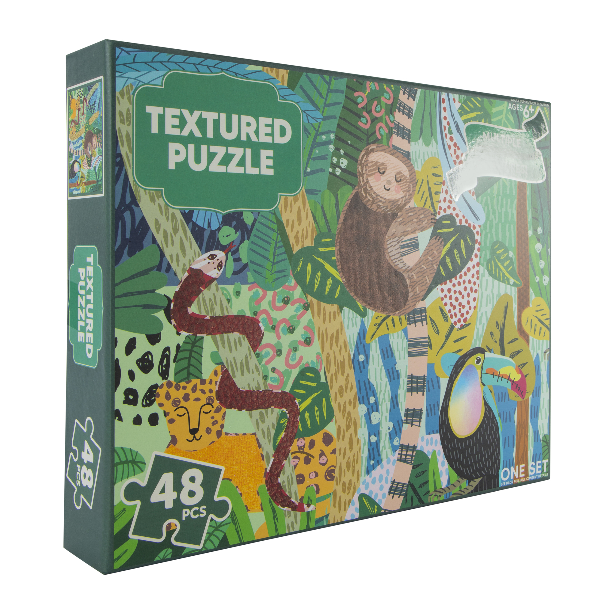 Textured Jigsaw Puzzle 48-Piece