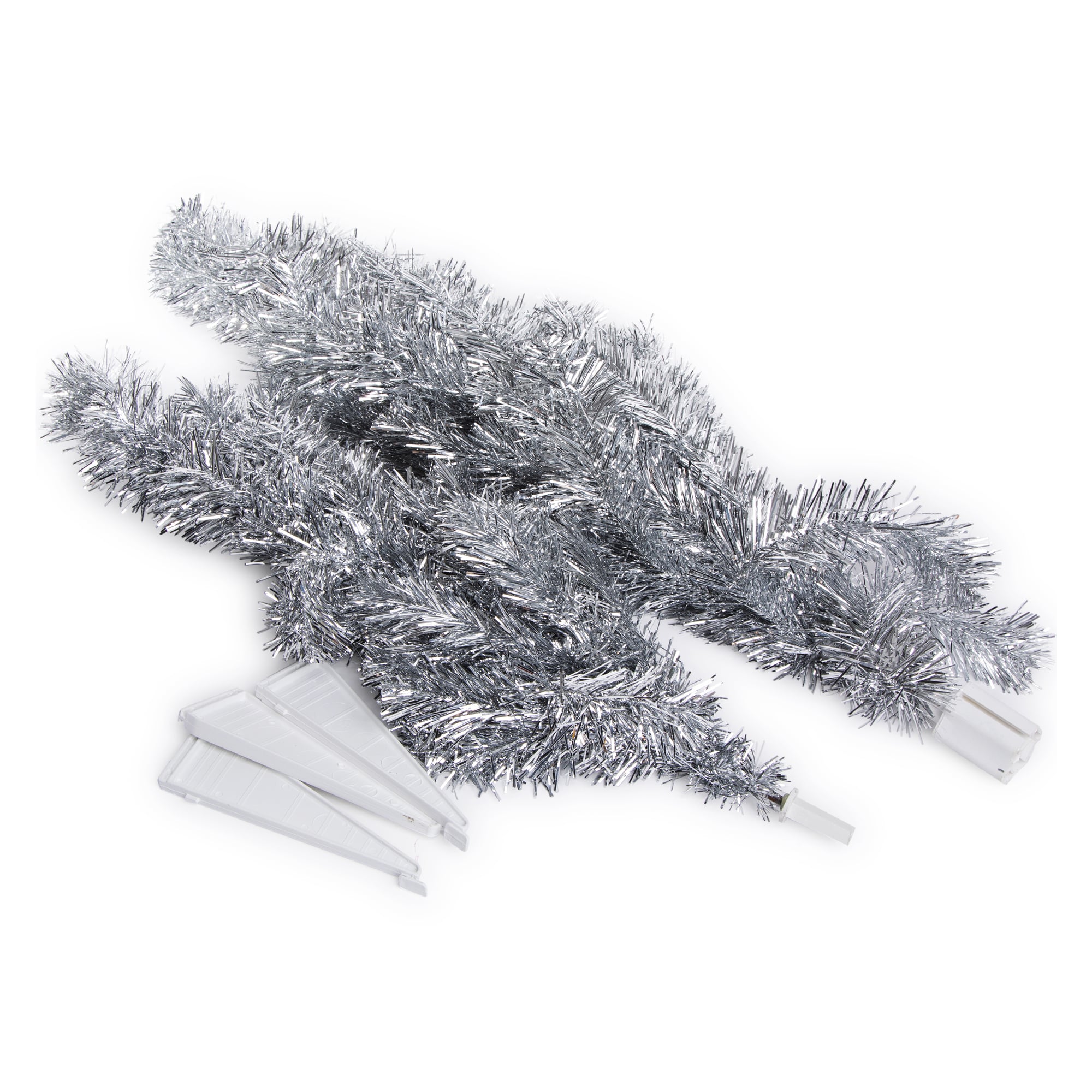 4ft Silver Christmas Tree With Stand