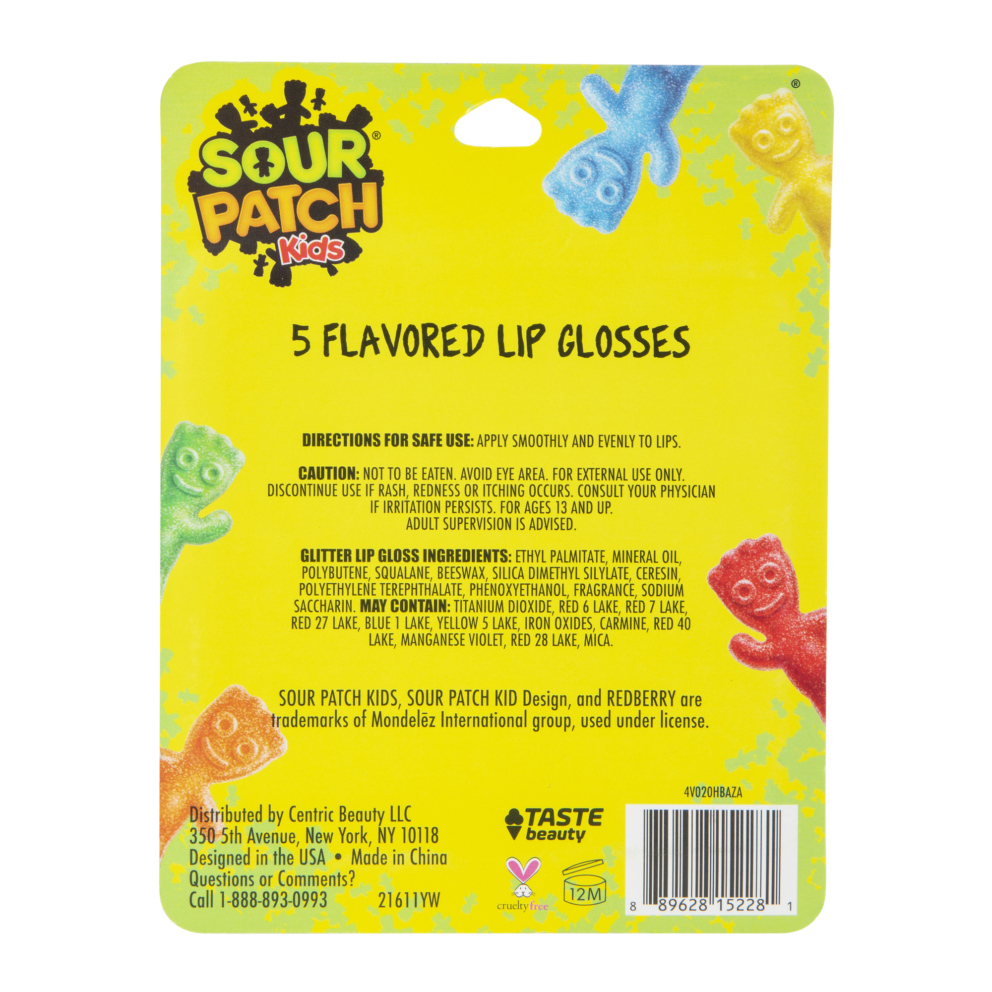 Sour Patch Kids® Flavored Lip Gloss 5-Pack
