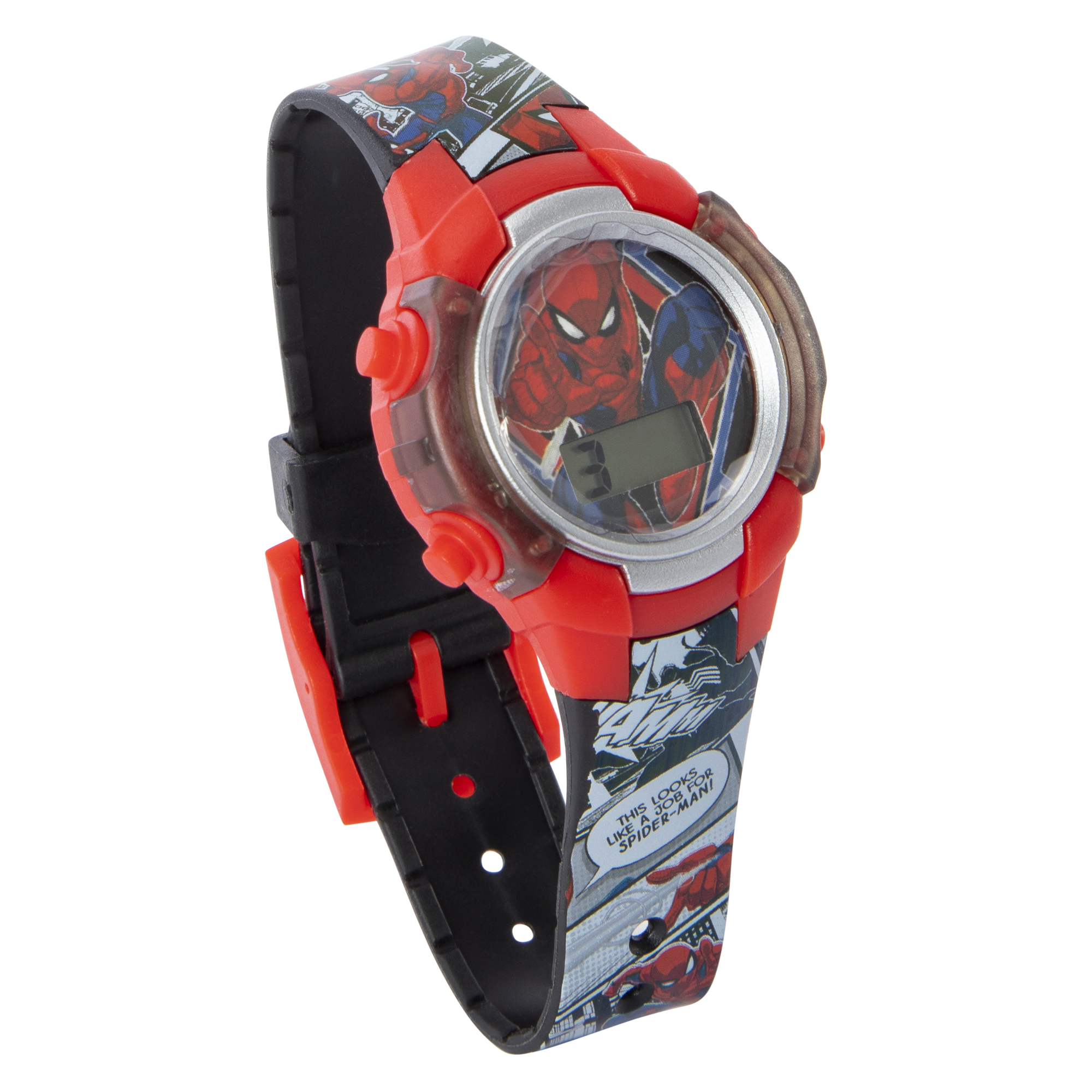 Spider-Man Flashing Lcd Watch