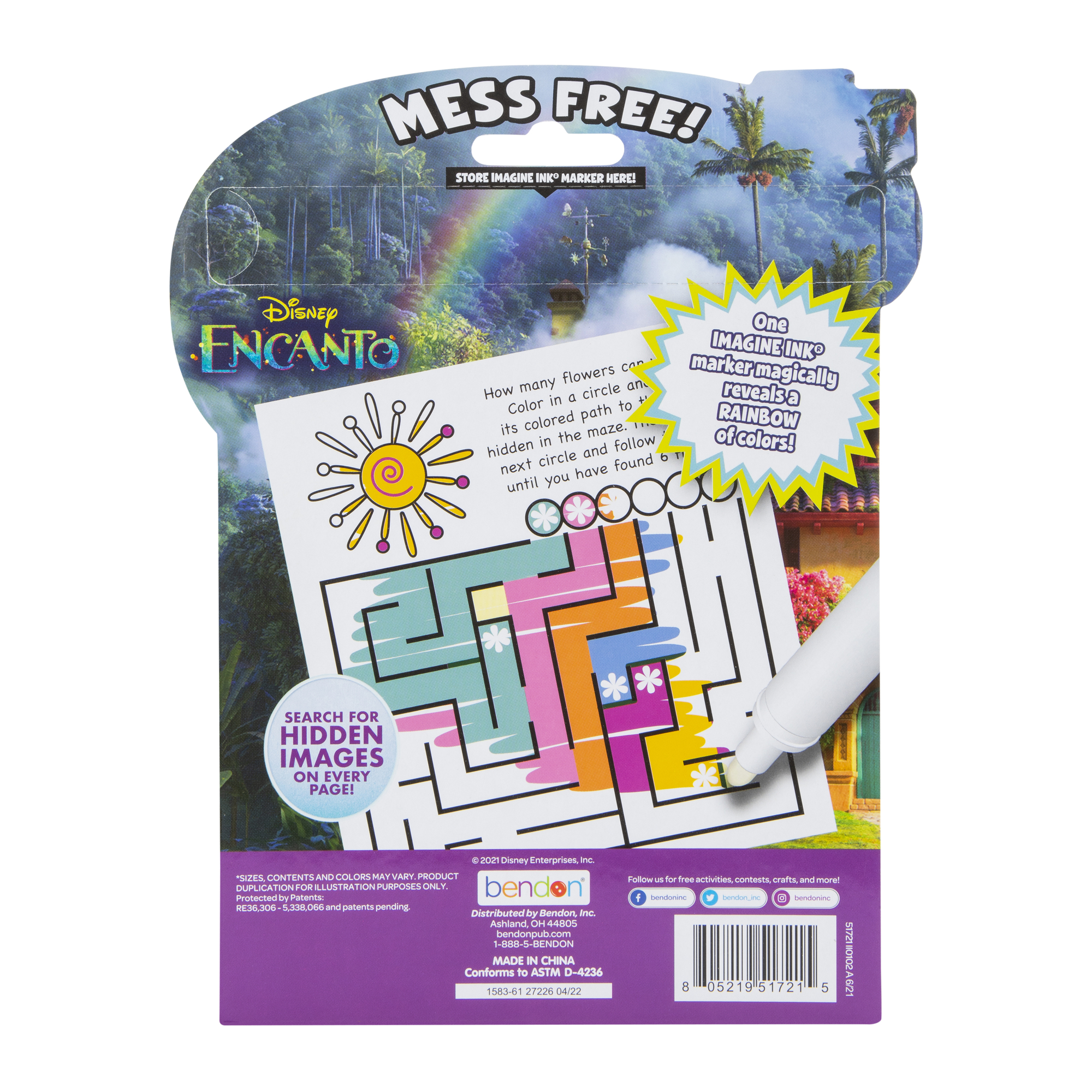 Imagine ink® Magic ink Pictures Mess-Free Coloring Book