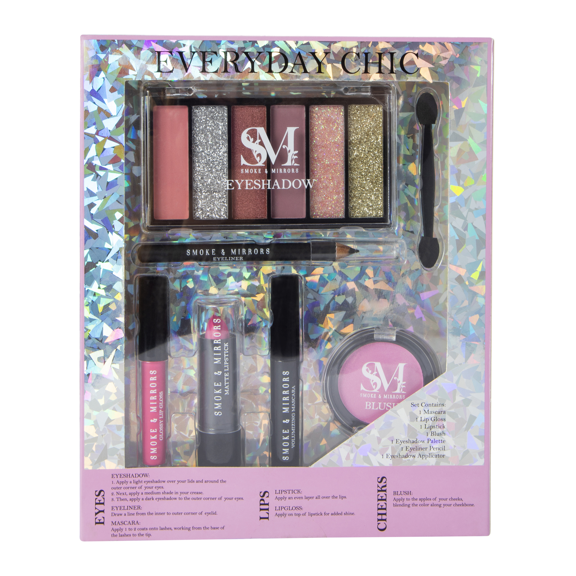 Smoke & Mirrors Everyday Chic Makeup Kit 7-Piece