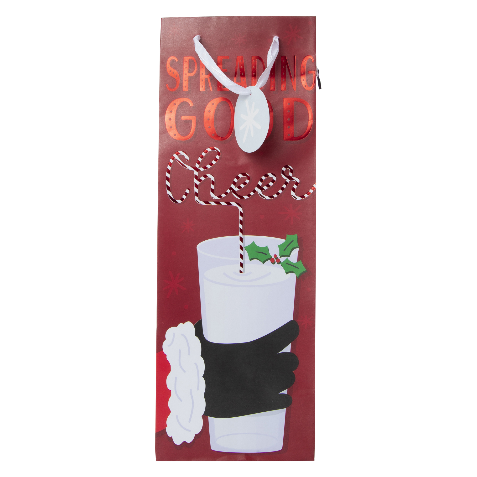 Holiday Bottle Bag Gift 5in x 14in