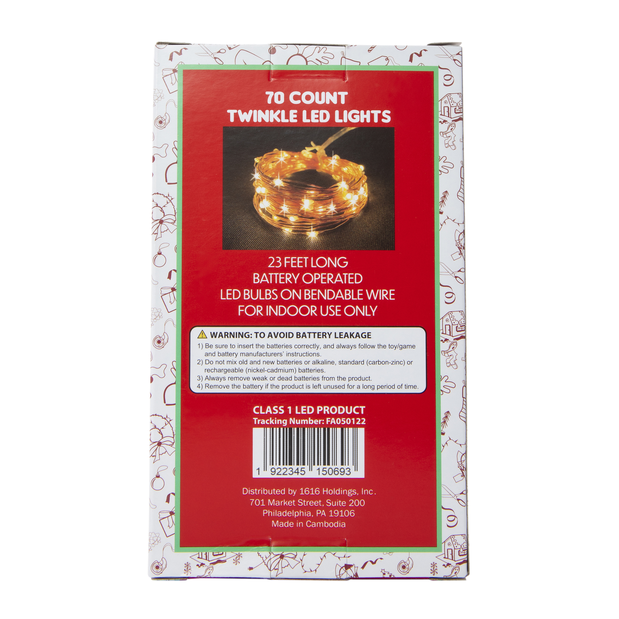 Holiday Firefly String Lights 70Ct - Warm White