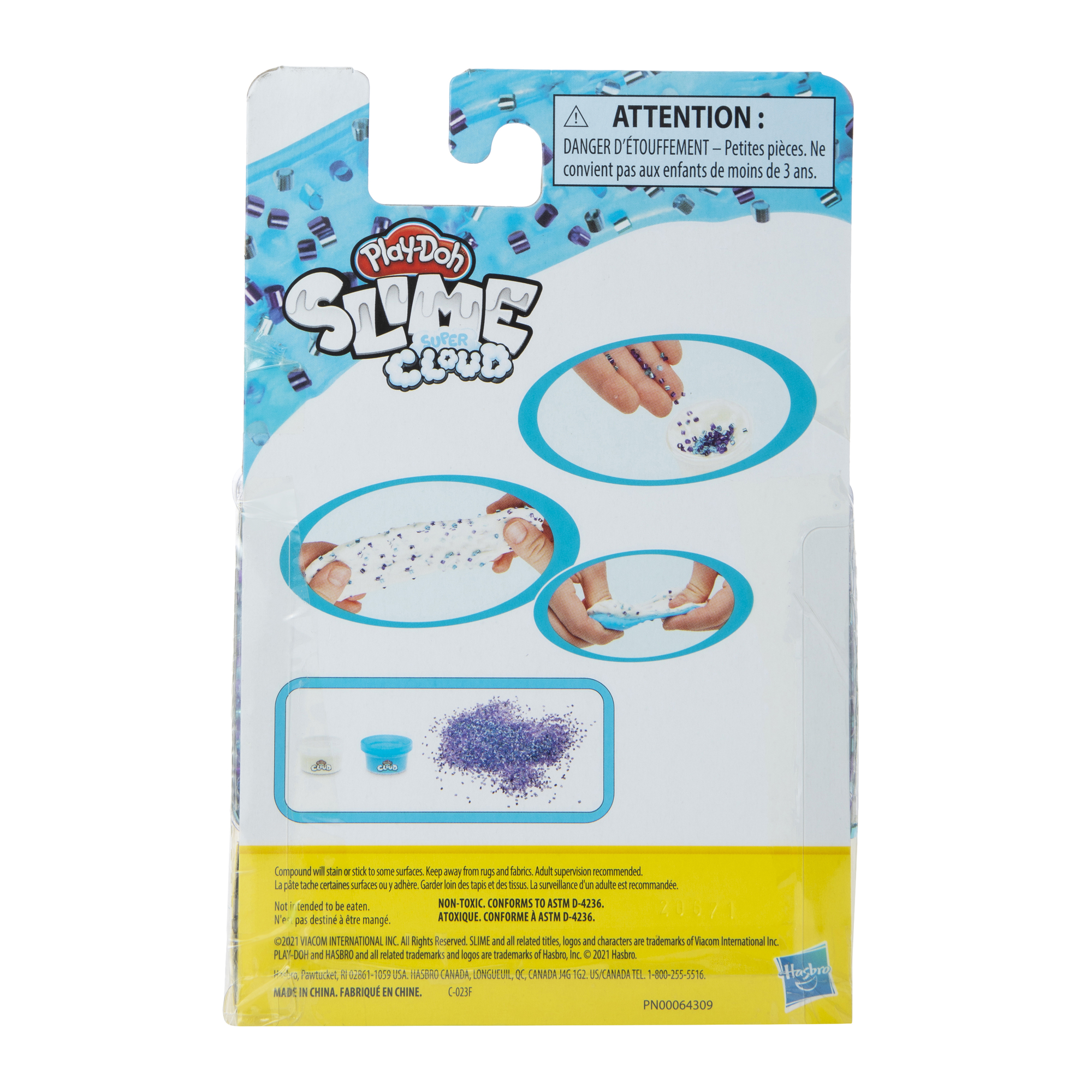 Play-Doh® Slime Super Cloud Satisfying Snaps, 2 Cans