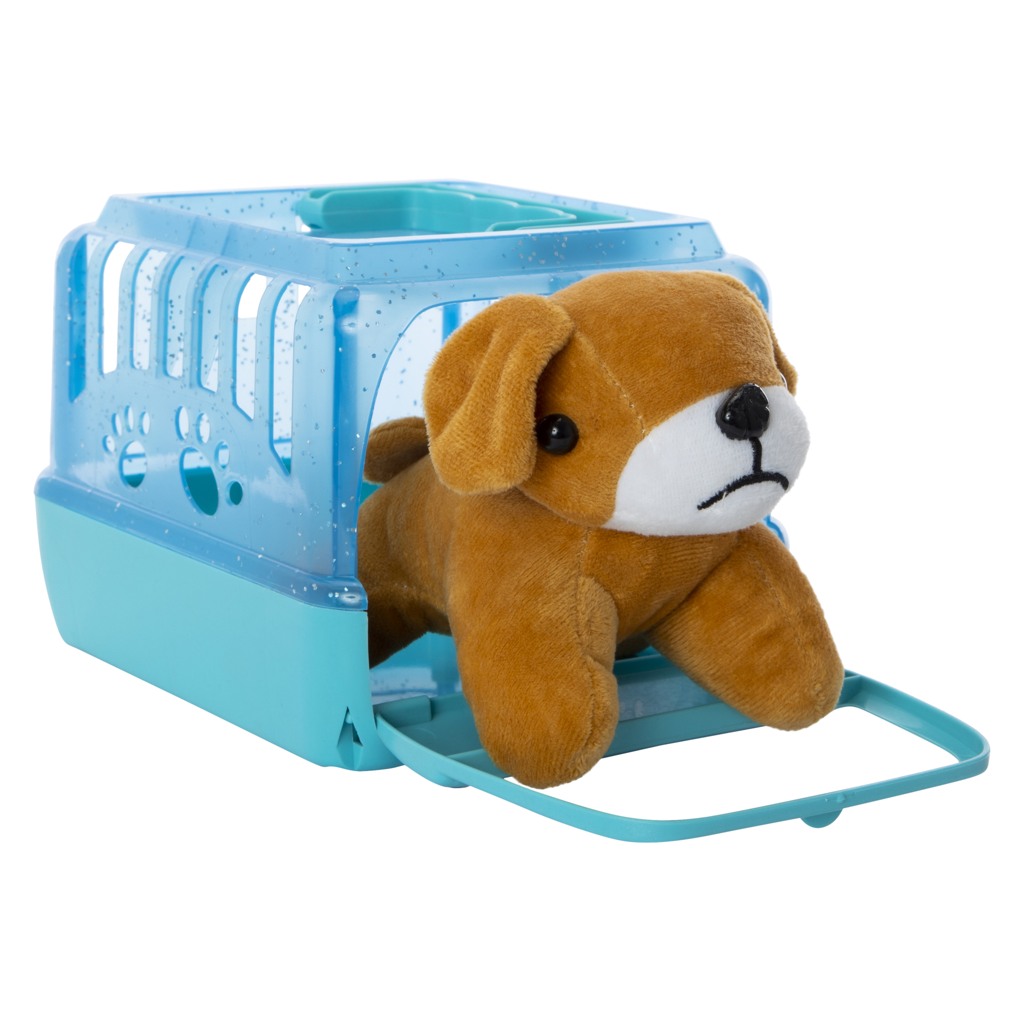 Cuddle Pets Plush Dog & Carrier Toy