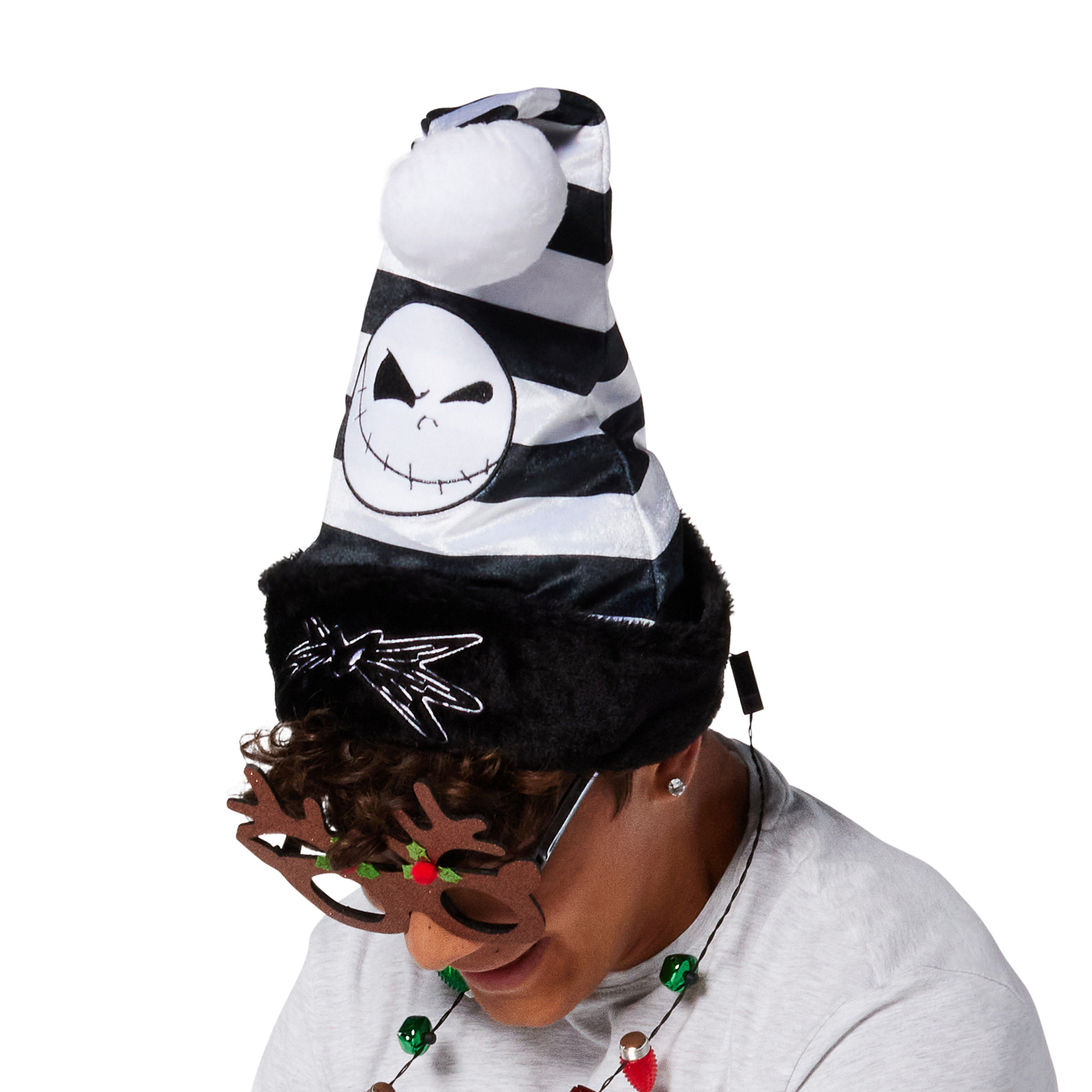 Disney Tim Burton's The Nightmare Before Christmas Jack Skellington Santa Hat
