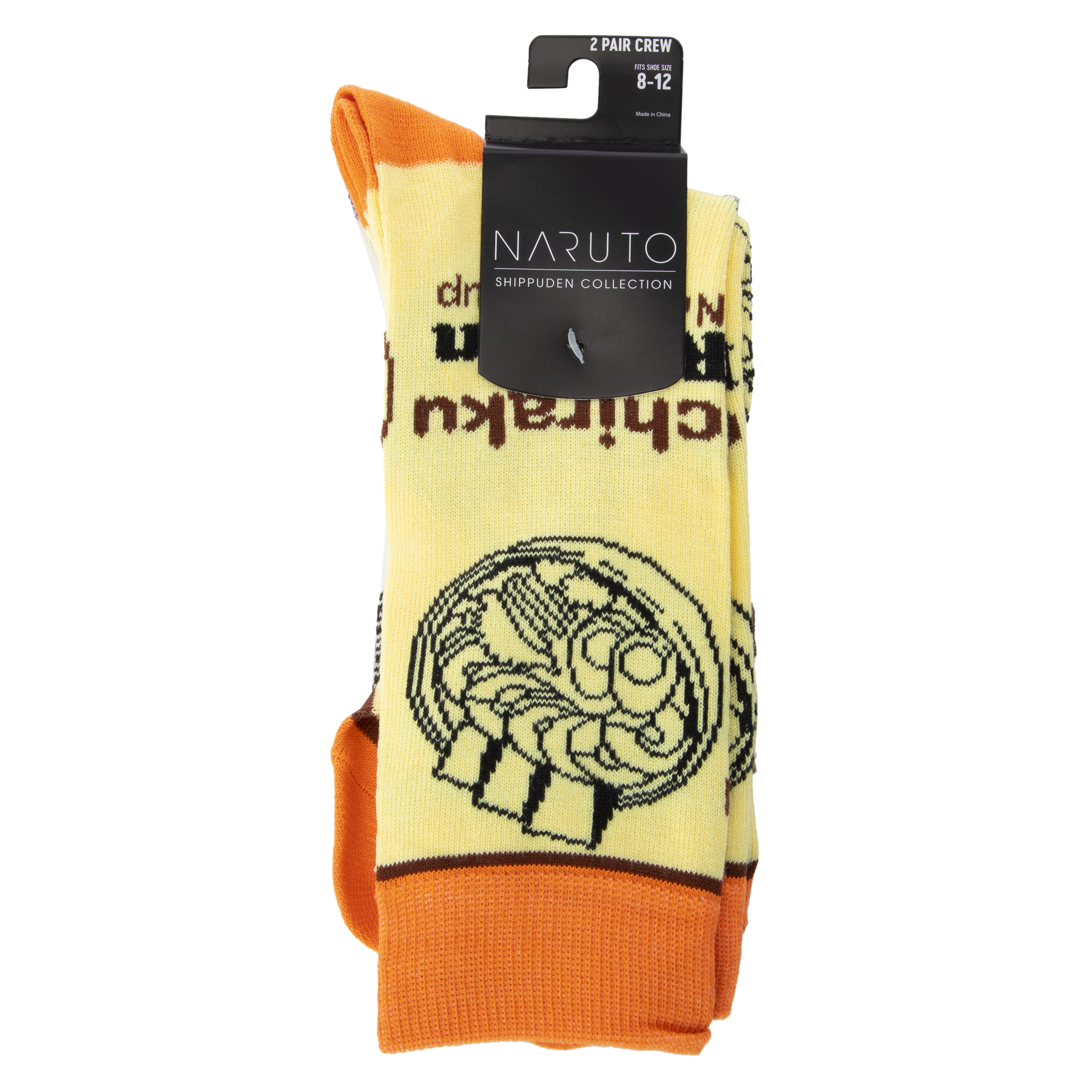 2-Pack Naruto™ Mens Crew Socks