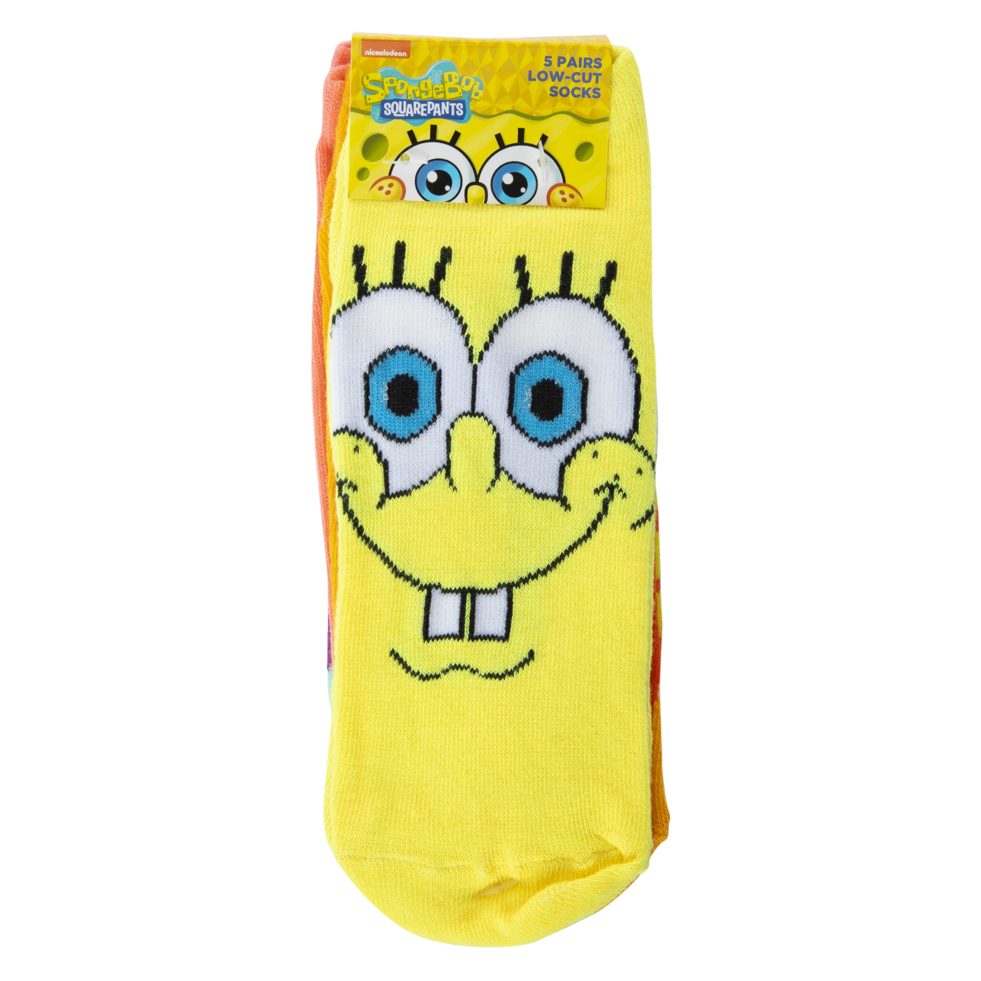SpongeBob SquarePants™ Ladies Low-Cut Socks 5-Pack