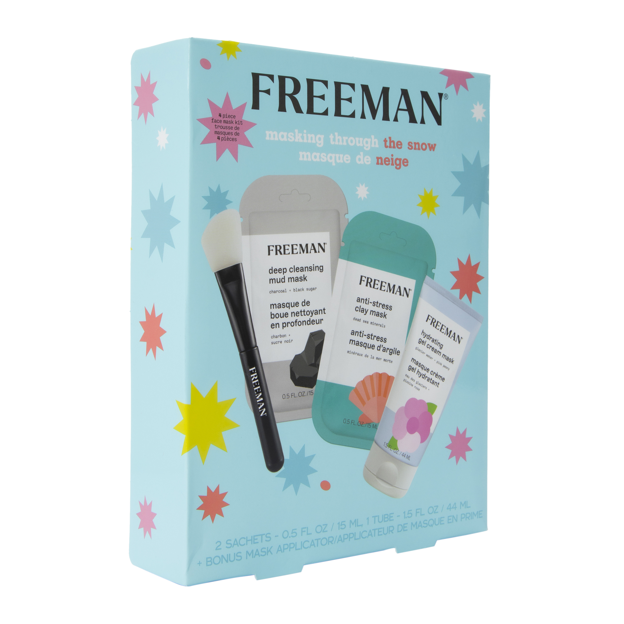 Freeman® Holiday Face Mask Kit – 4-Piece