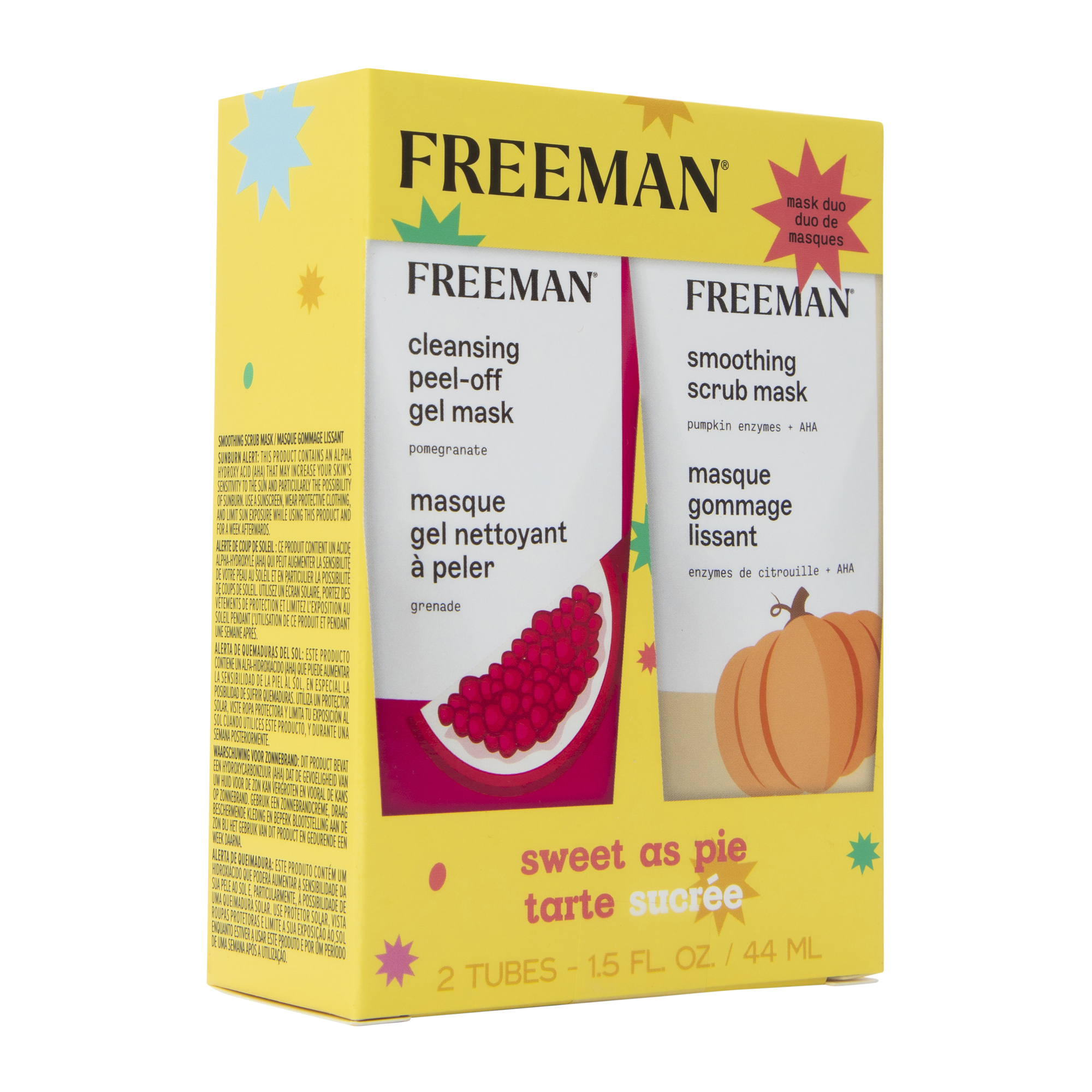 Freeman® Autumn Face Mask 2-Pack - Cleansing/Smoothing