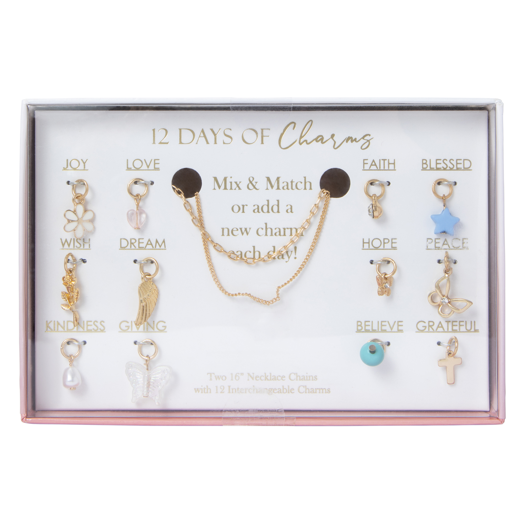 12 Days Of Charms interchangeable Charm Necklace