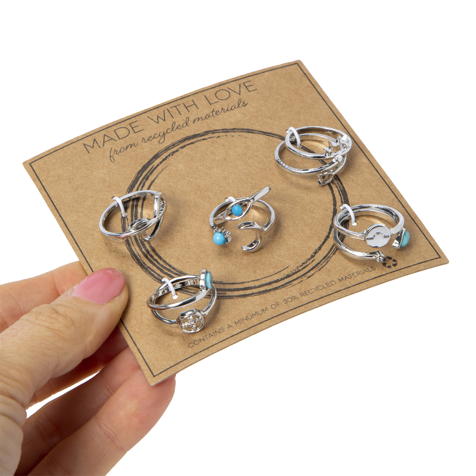 Made With Love Recycled Ring Set