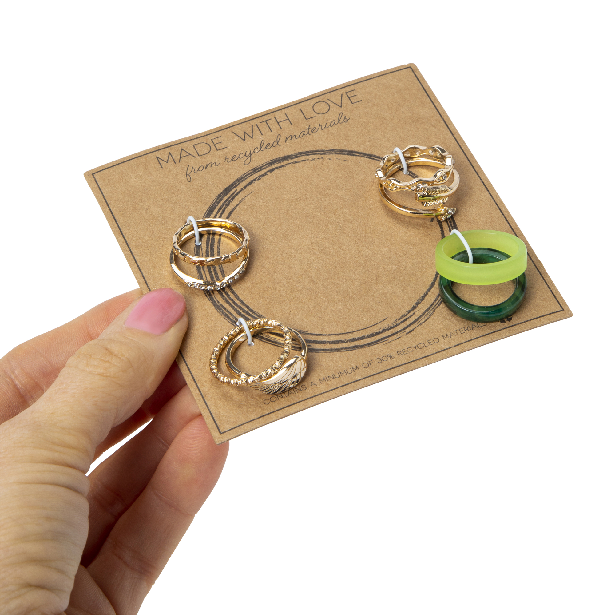 Made With Love Recycled Ring Set