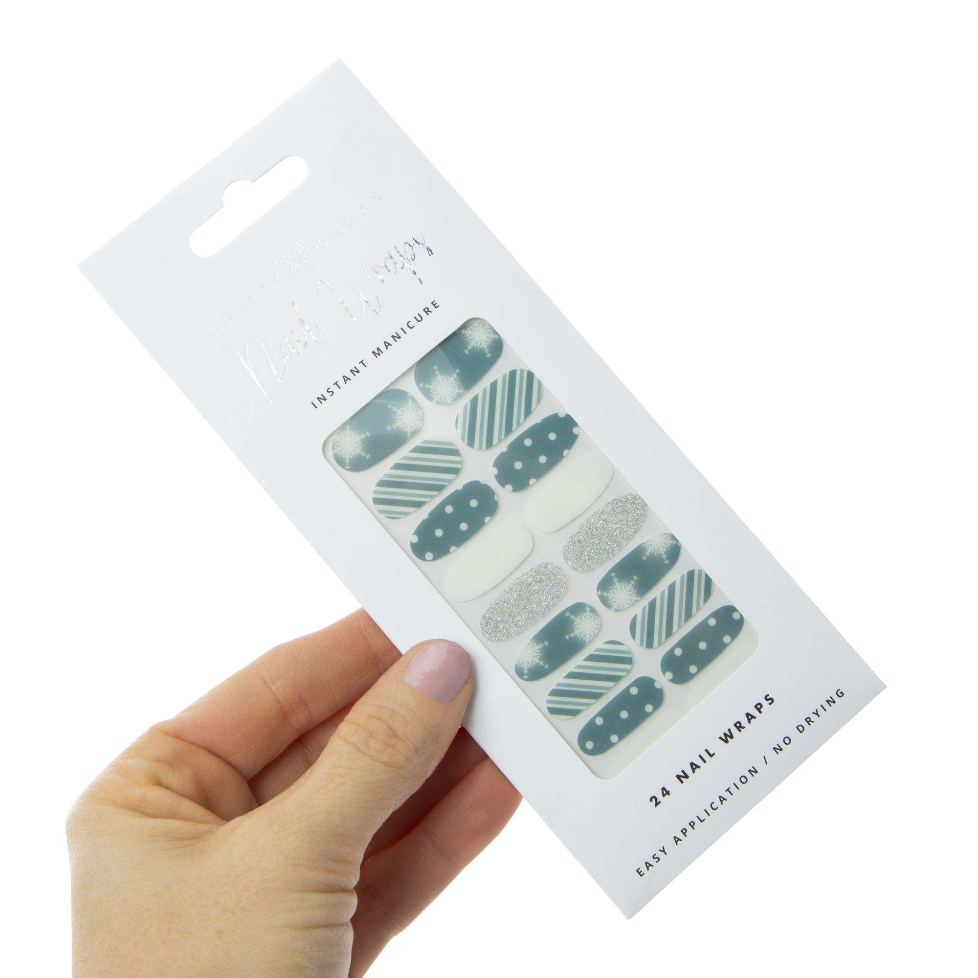 Pretty Woman Holiday Nail Wraps 24-Piece