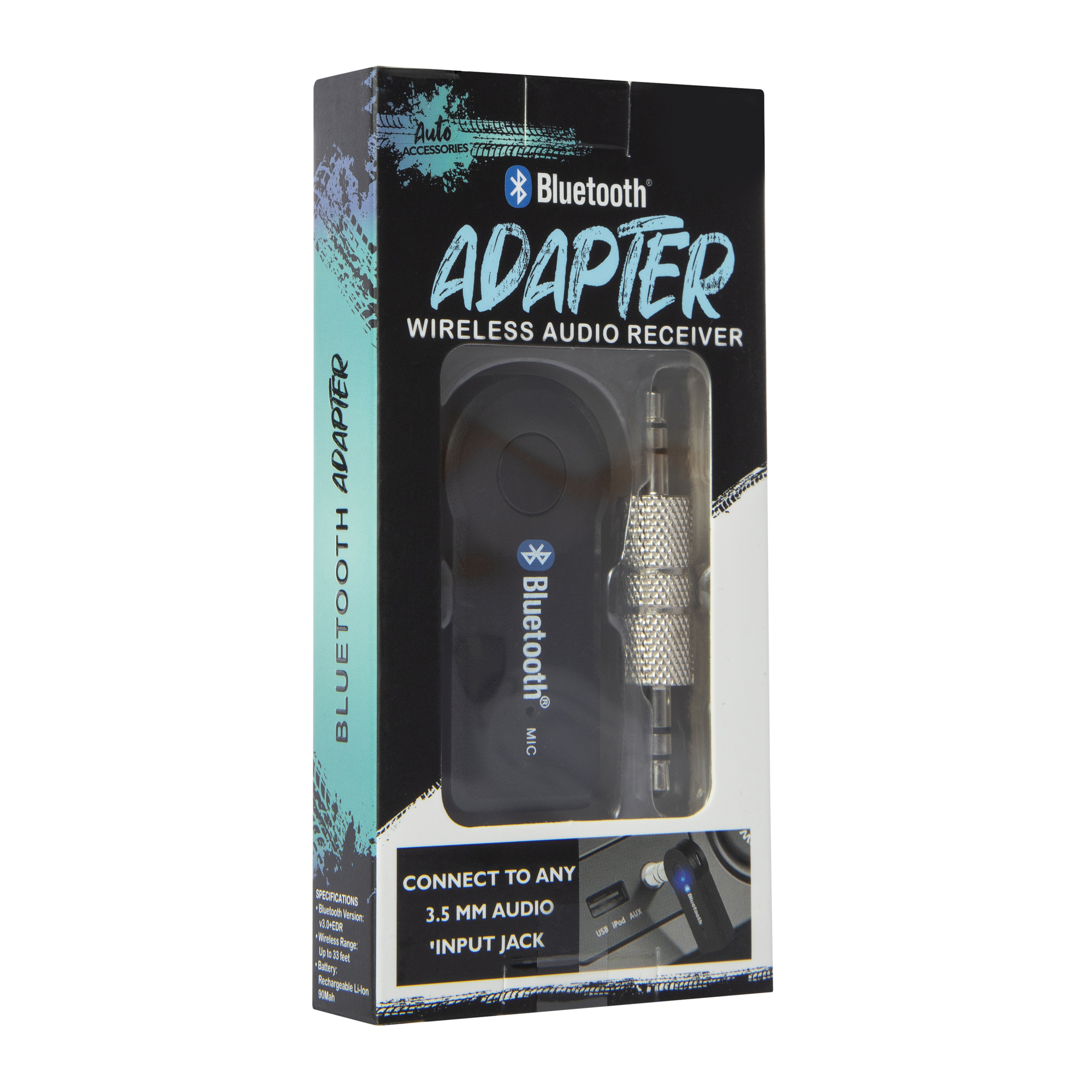 Bluetooth® Adapter Wireless Audio Receiver With Mic