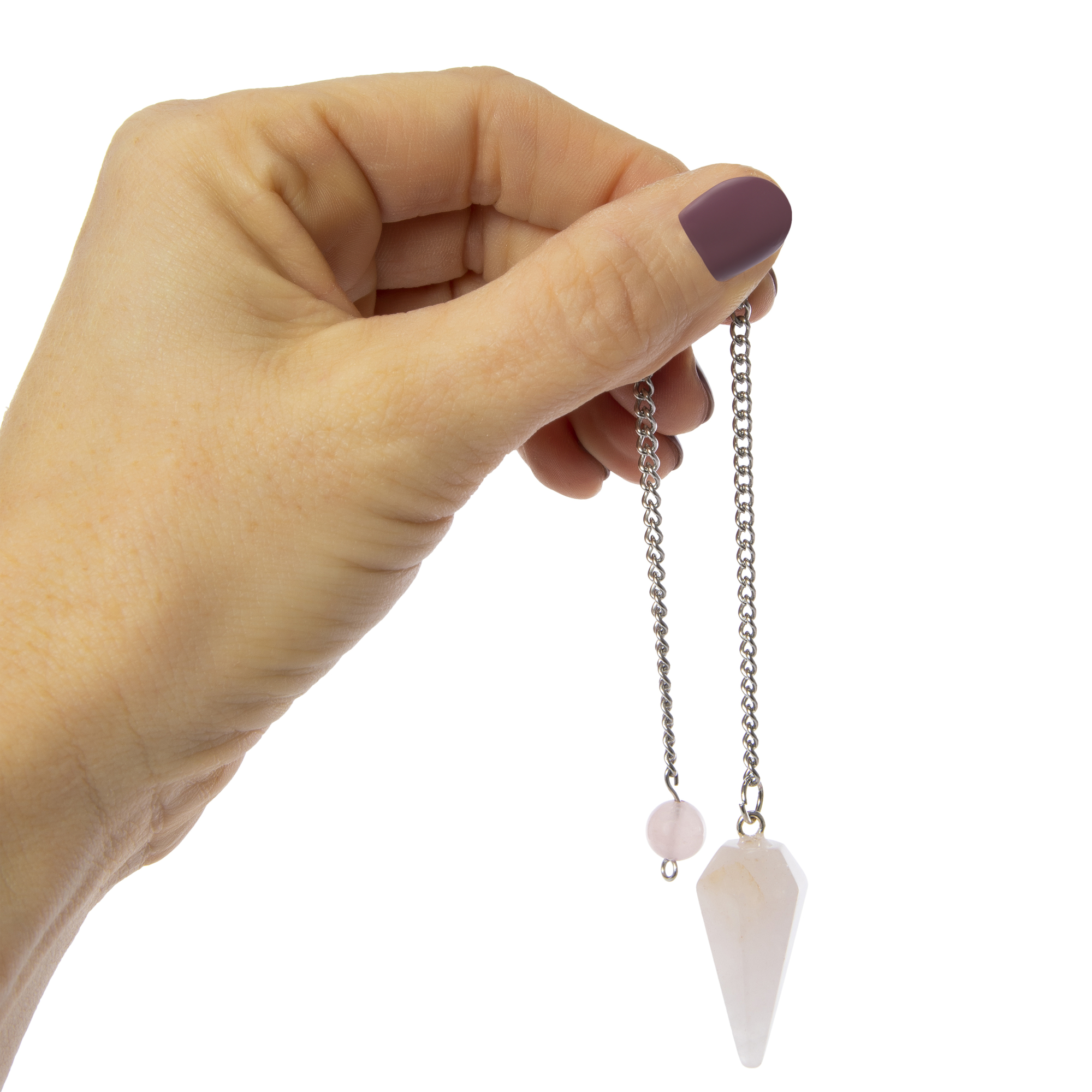 Healing Crystal Pendulum - Rose Quartz