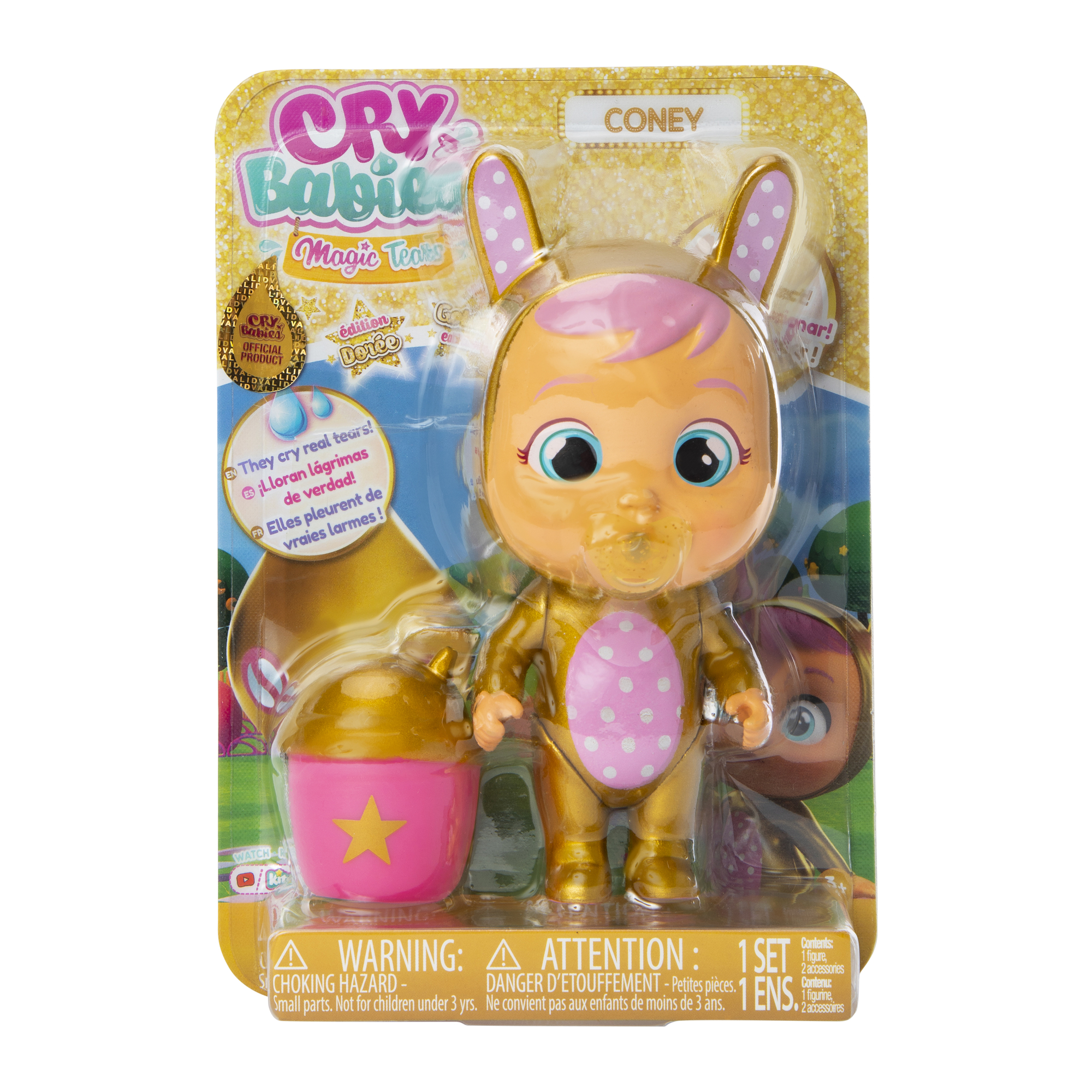 Cry Babies Magic Tears™ Golden Edition Doll 6in