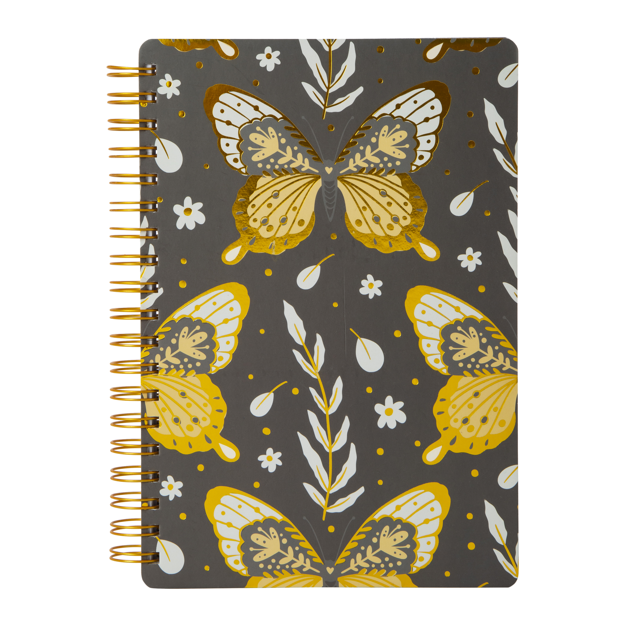Moth Twin Wire Spiral Bound Journal 7in x 10in