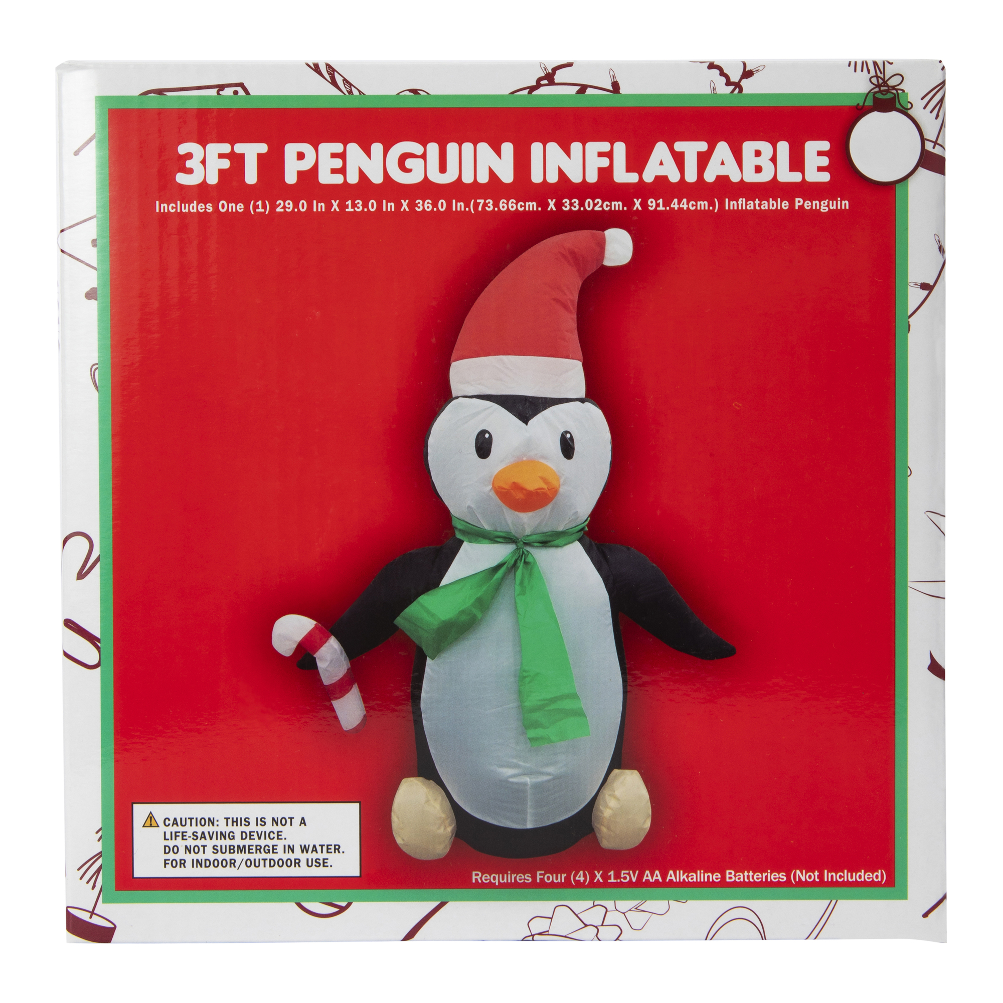 3ft inflatable Christmas Decoration