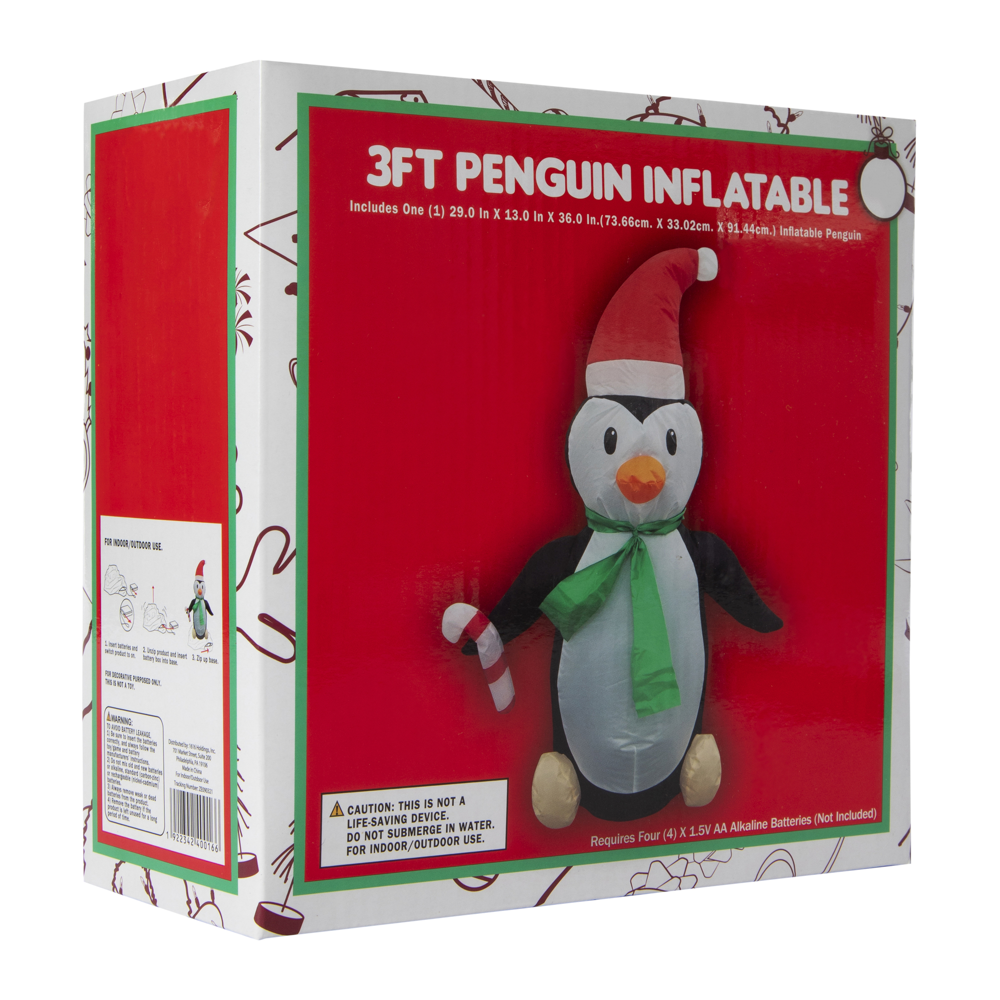 3ft inflatable Christmas Decoration