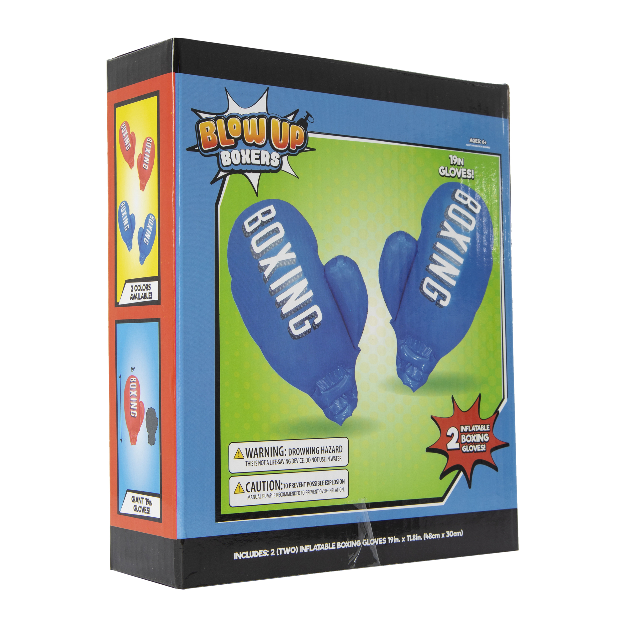Jumbo inflatable Boxing Gloves 19in, 1 Pair