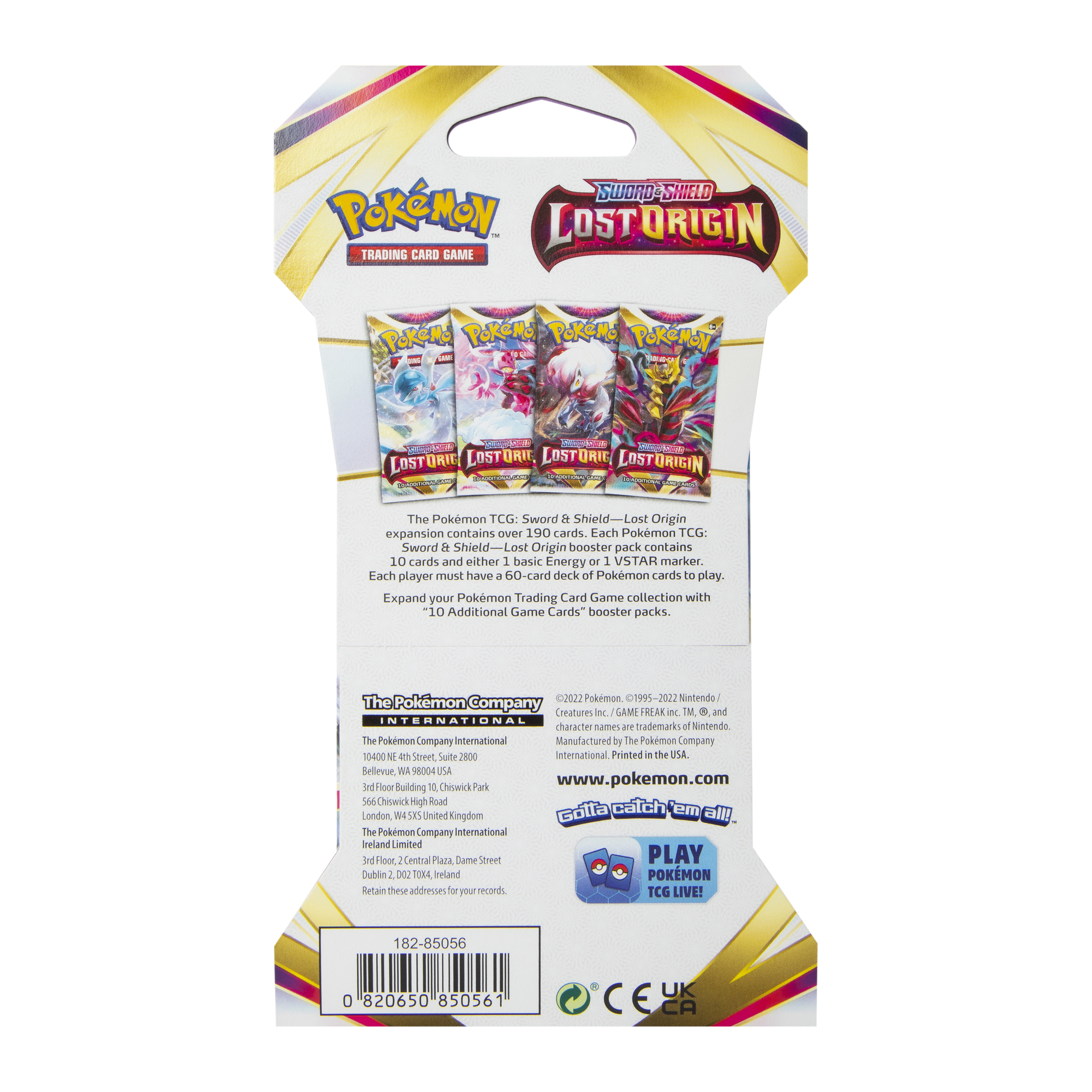 Pokemon™ Tcg: Sword & Shield Lost Origin Booster Pack