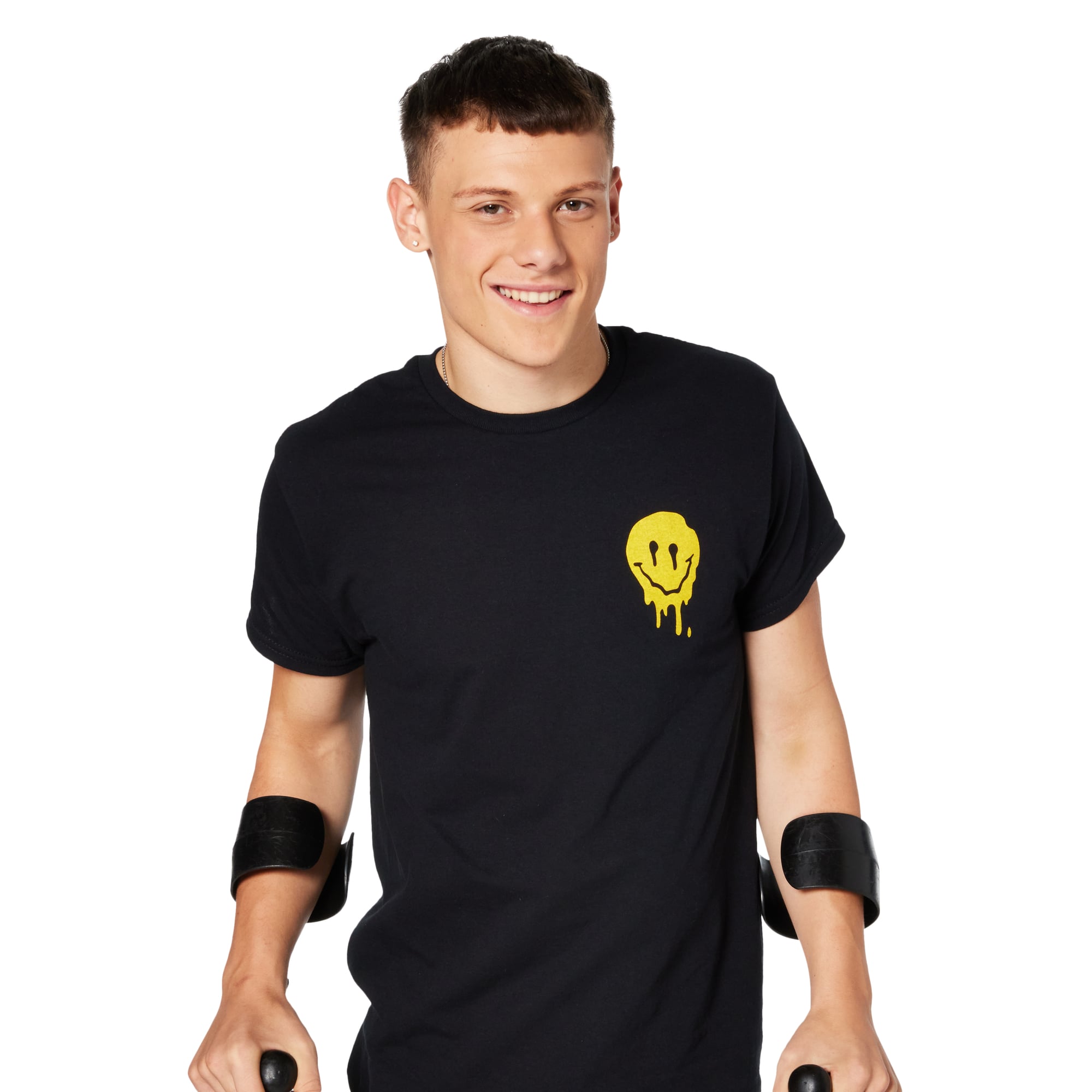 Melting Happy Face Logo Graphic Tee