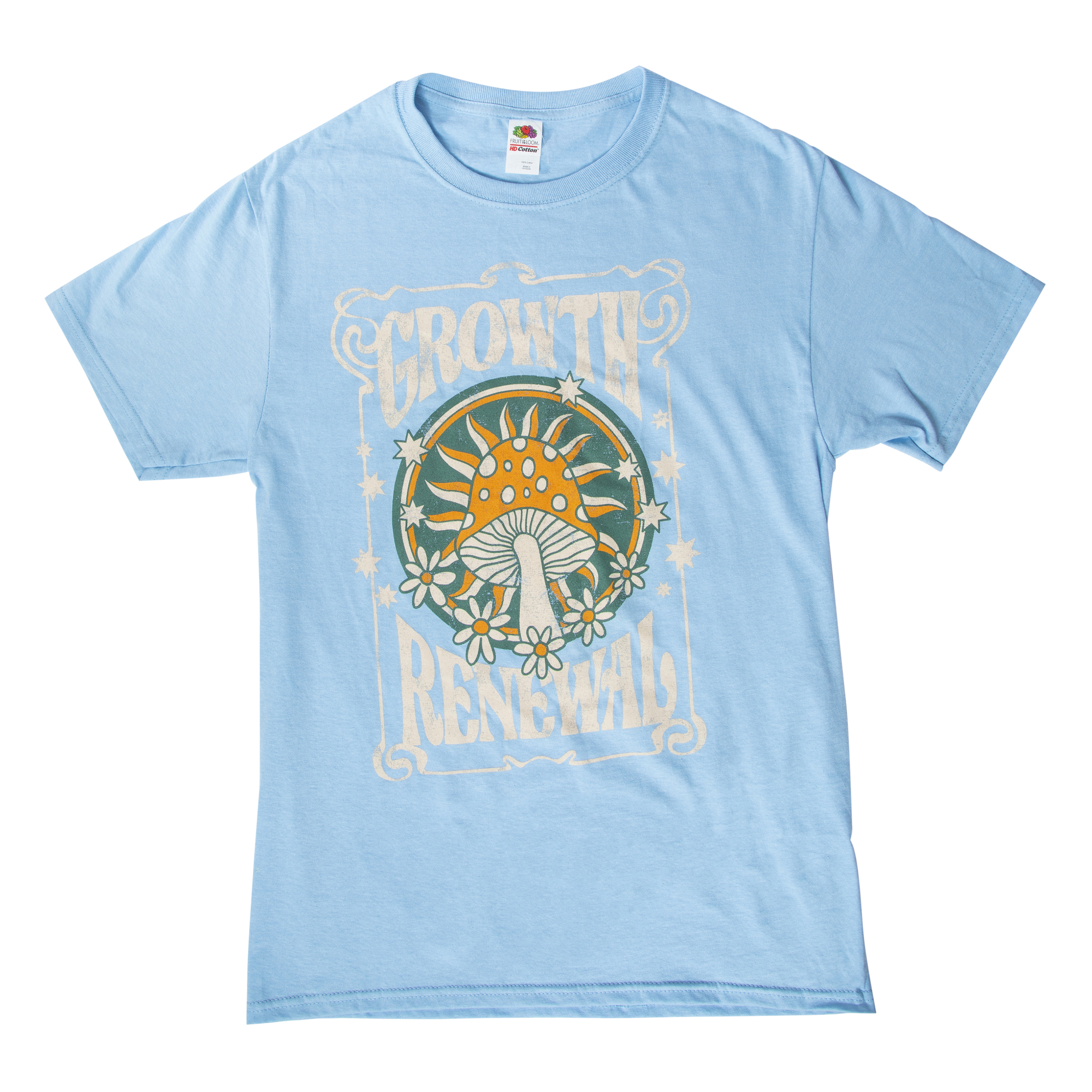 'Growth, Renewal' Mushroom Graphic Tee