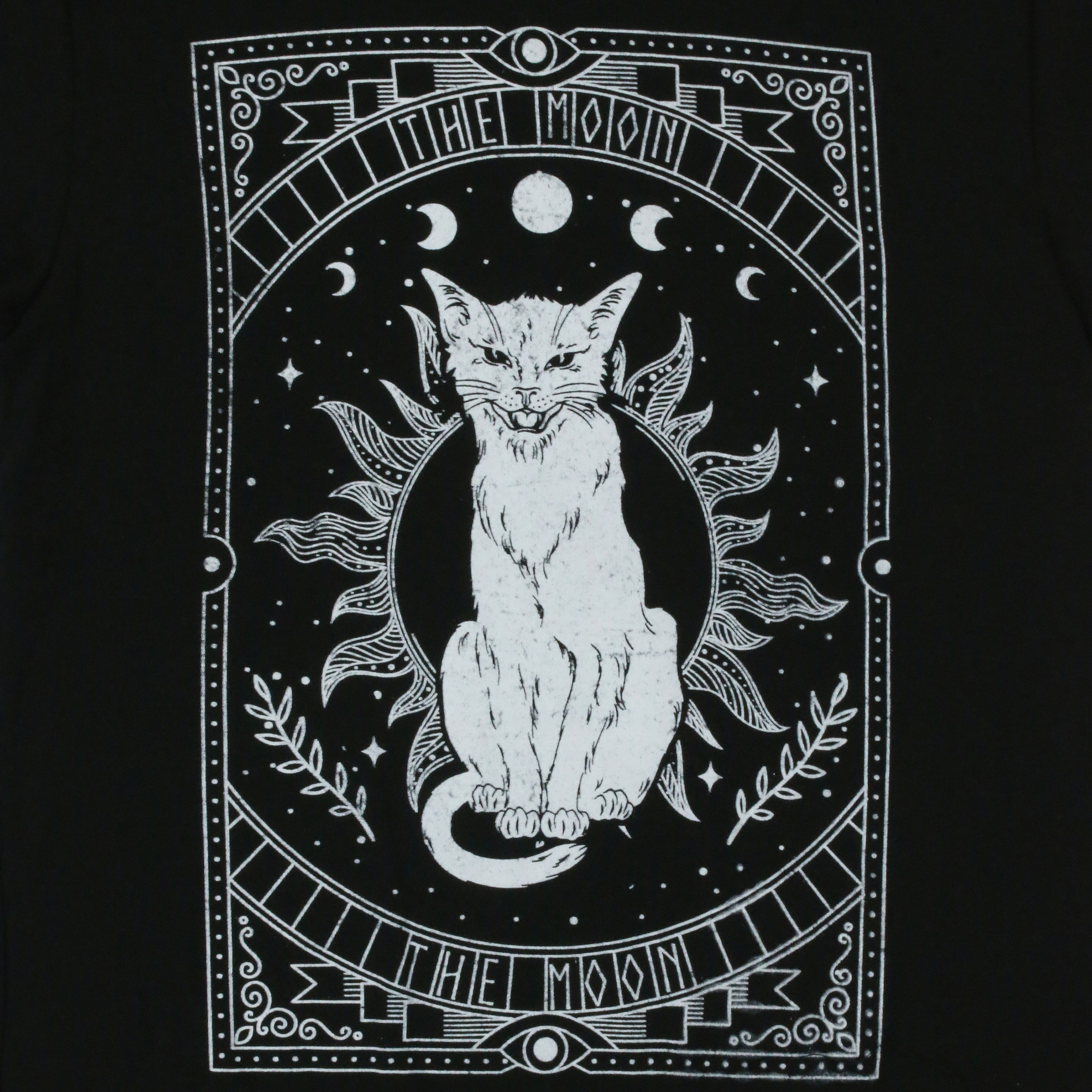 'The Moon' Cat Tarot Card Graphic Tee