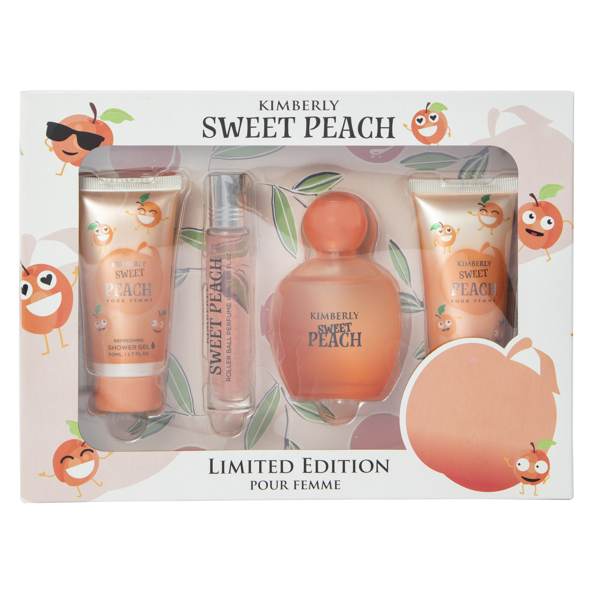 Kimberly Sweet Peach Limited Edition Bath & Body Set 4-Piece