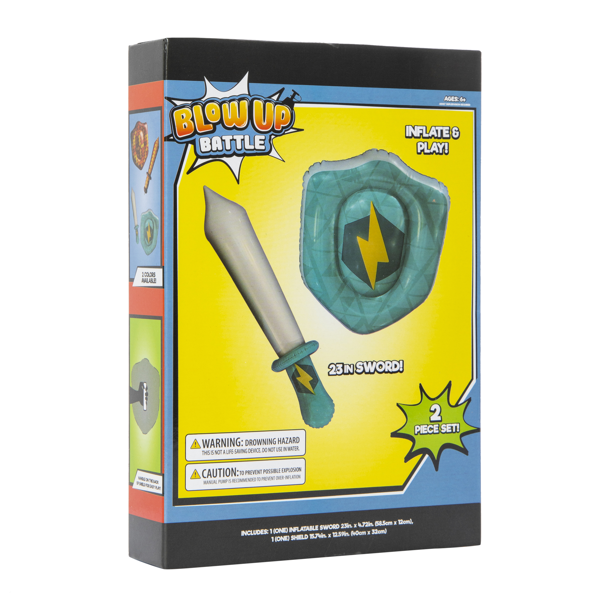 Blow Up Battle inflatable Sword & Shield Set 23in