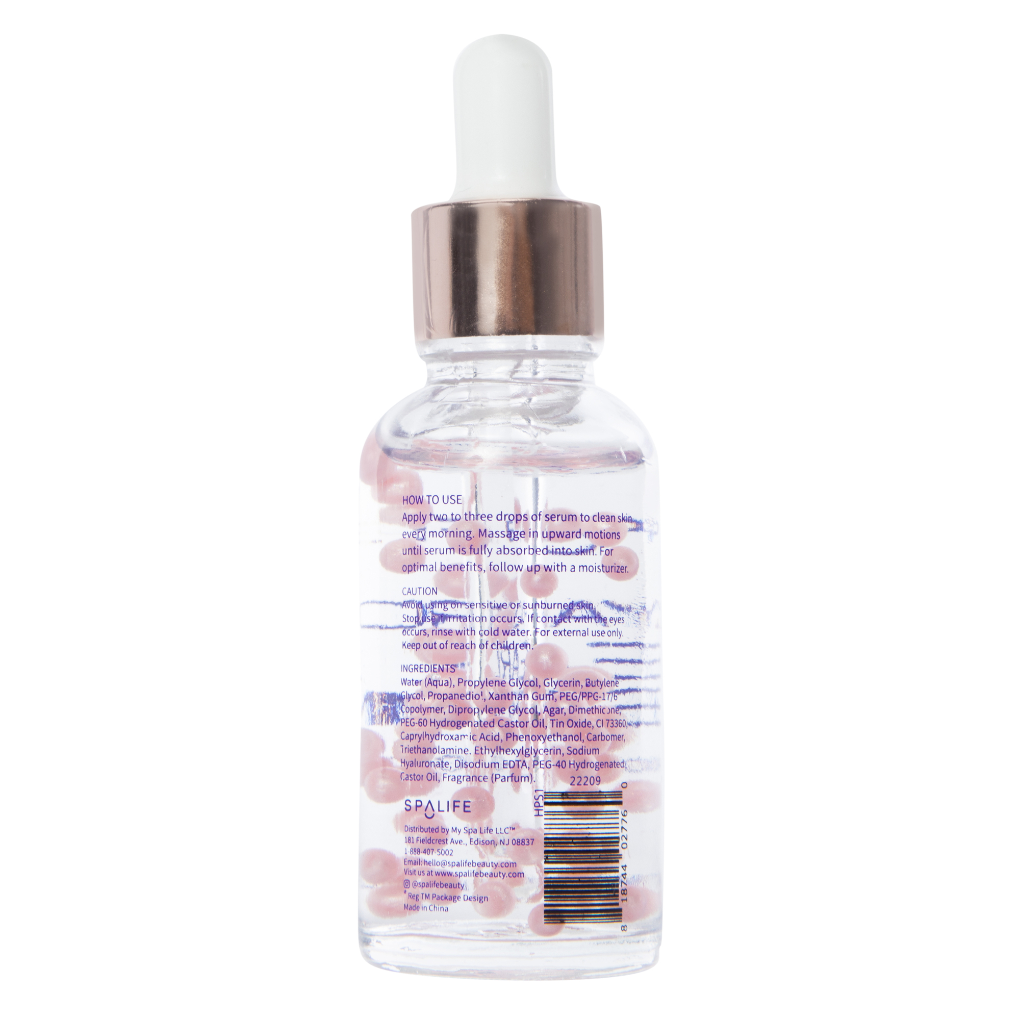 Spa Life Hyaluronic Pearl Serum 1oz