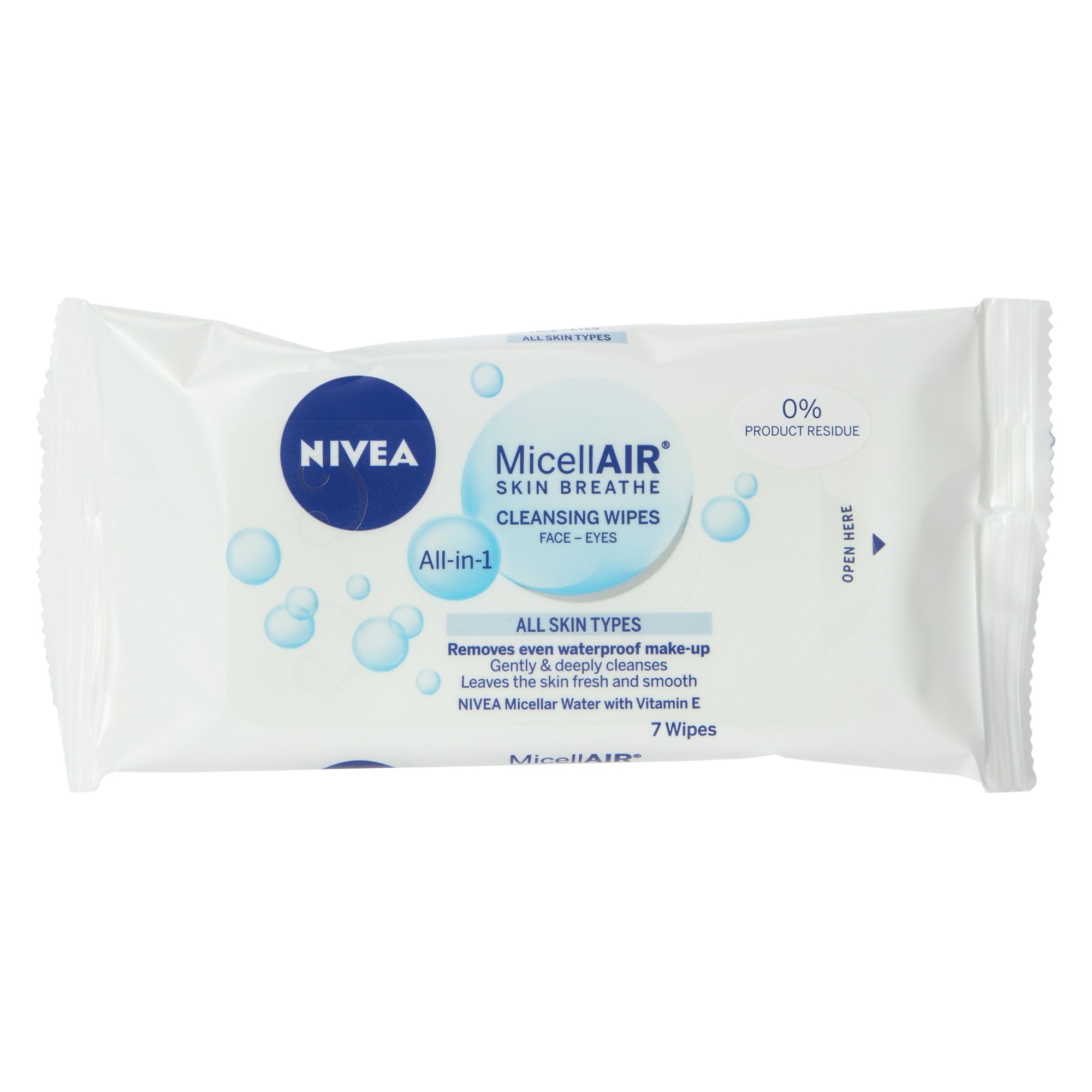 Nivea® Micellair® All-in-1 Cleansing Wipes 7-Wipes Travel Pack