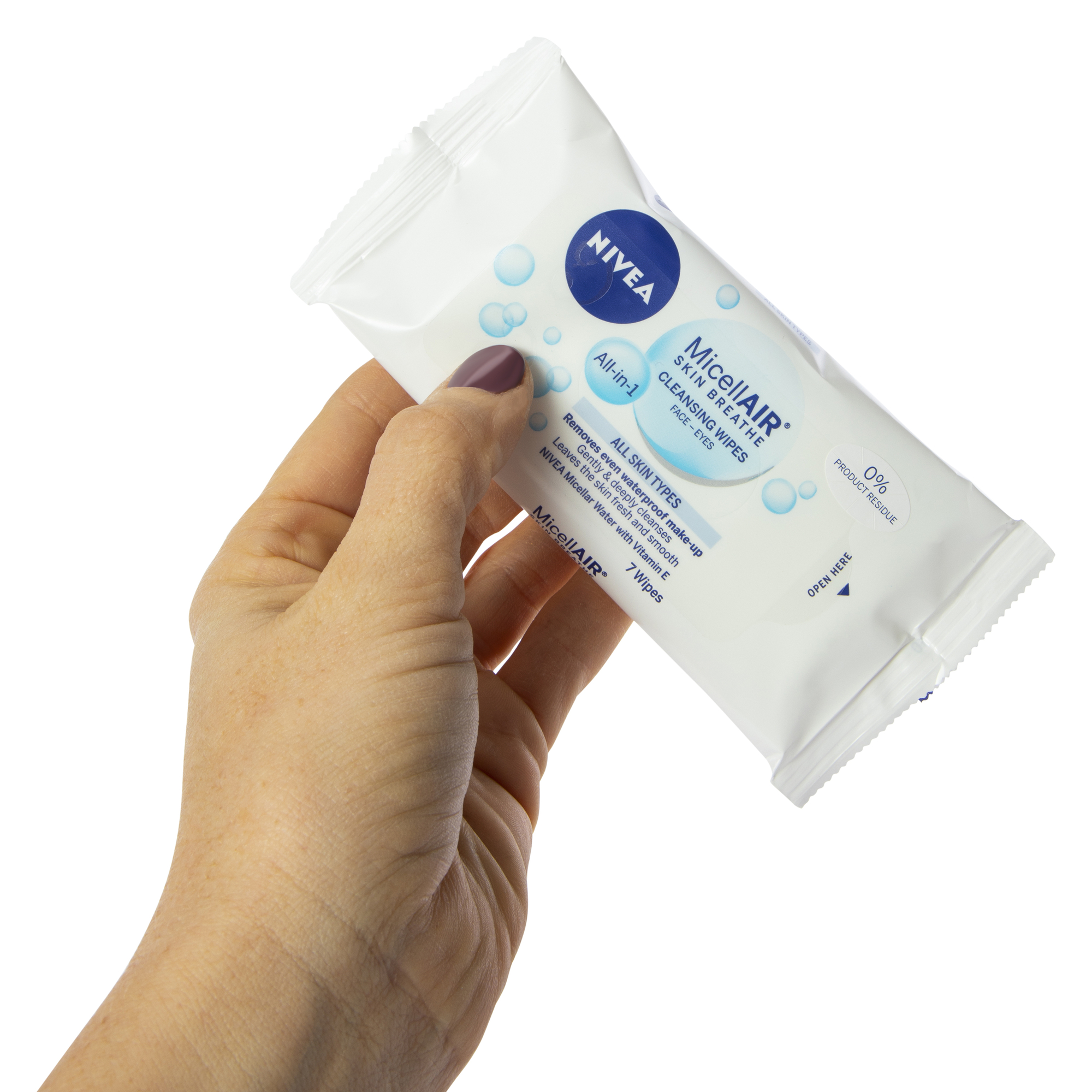 Nivea® Micellair® All-in-1 Cleansing Wipes 7-Wipes Travel Pack