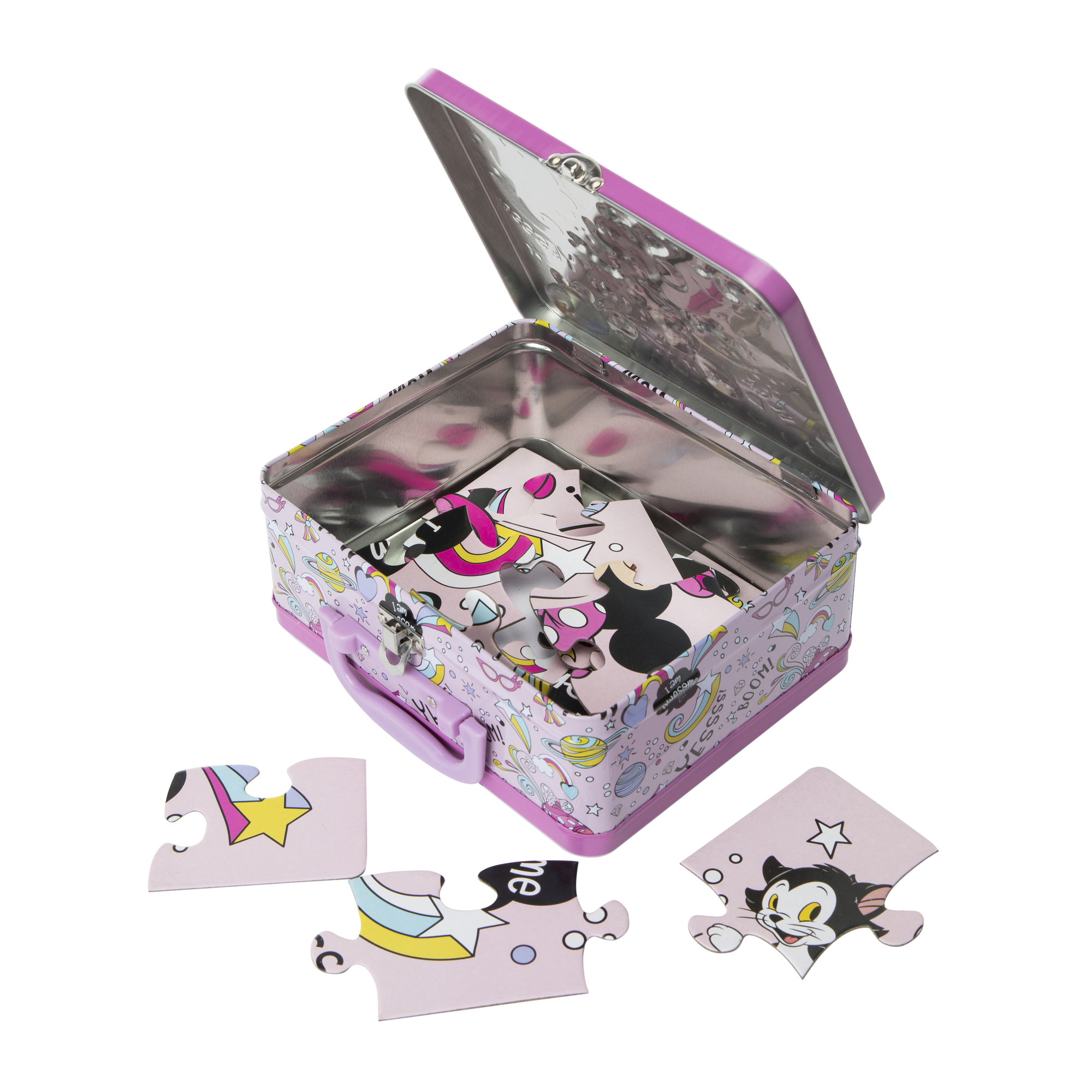 24-piece jigsaw puzzle & tin storage lunch box | Five Below
