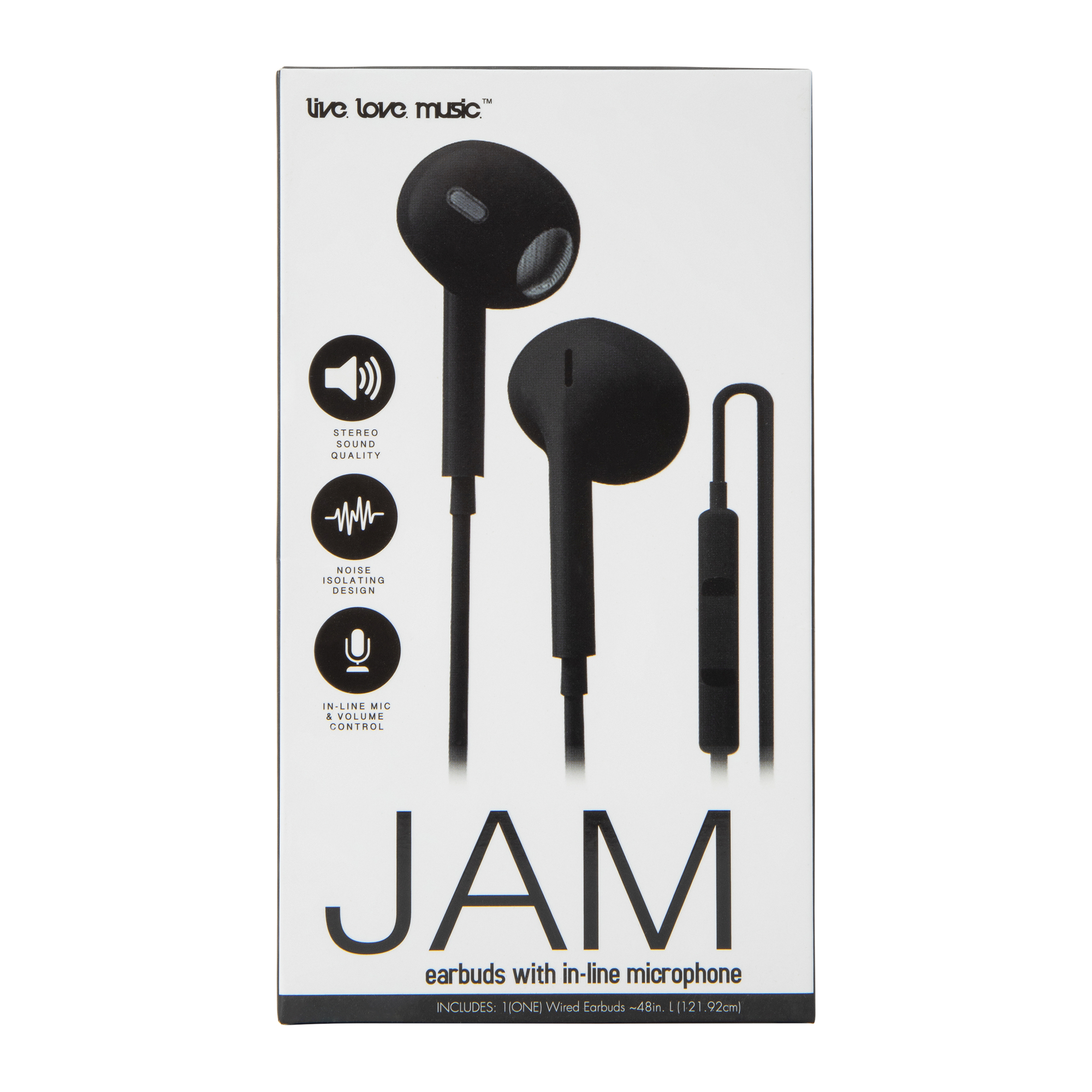 Jam Earbuds With in-Line Microphone